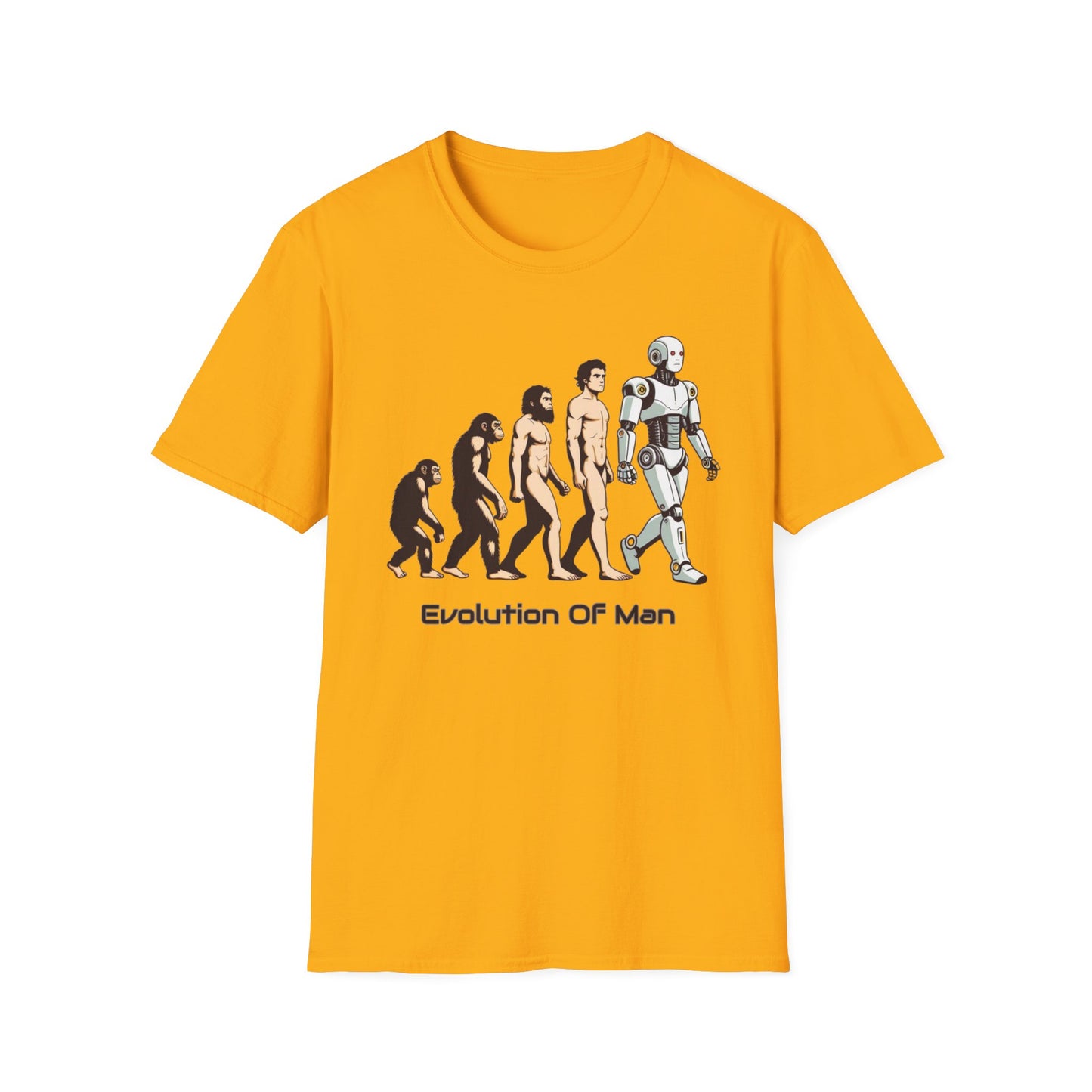 Man to Machine in comfy evolution with 100% cotton Comfort Tee