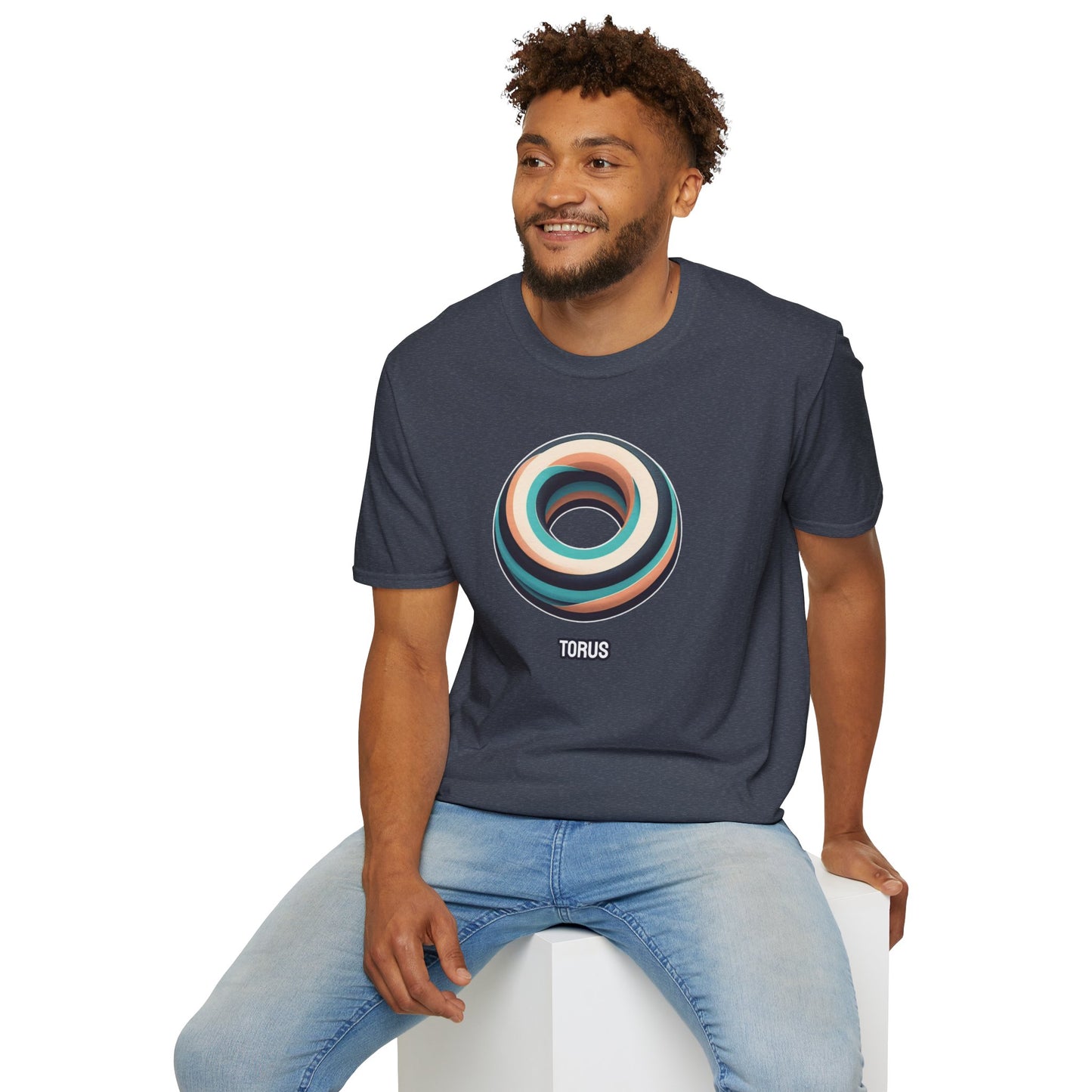 Mystic Donut: Embrace the Torus Vortex Unisex Tee