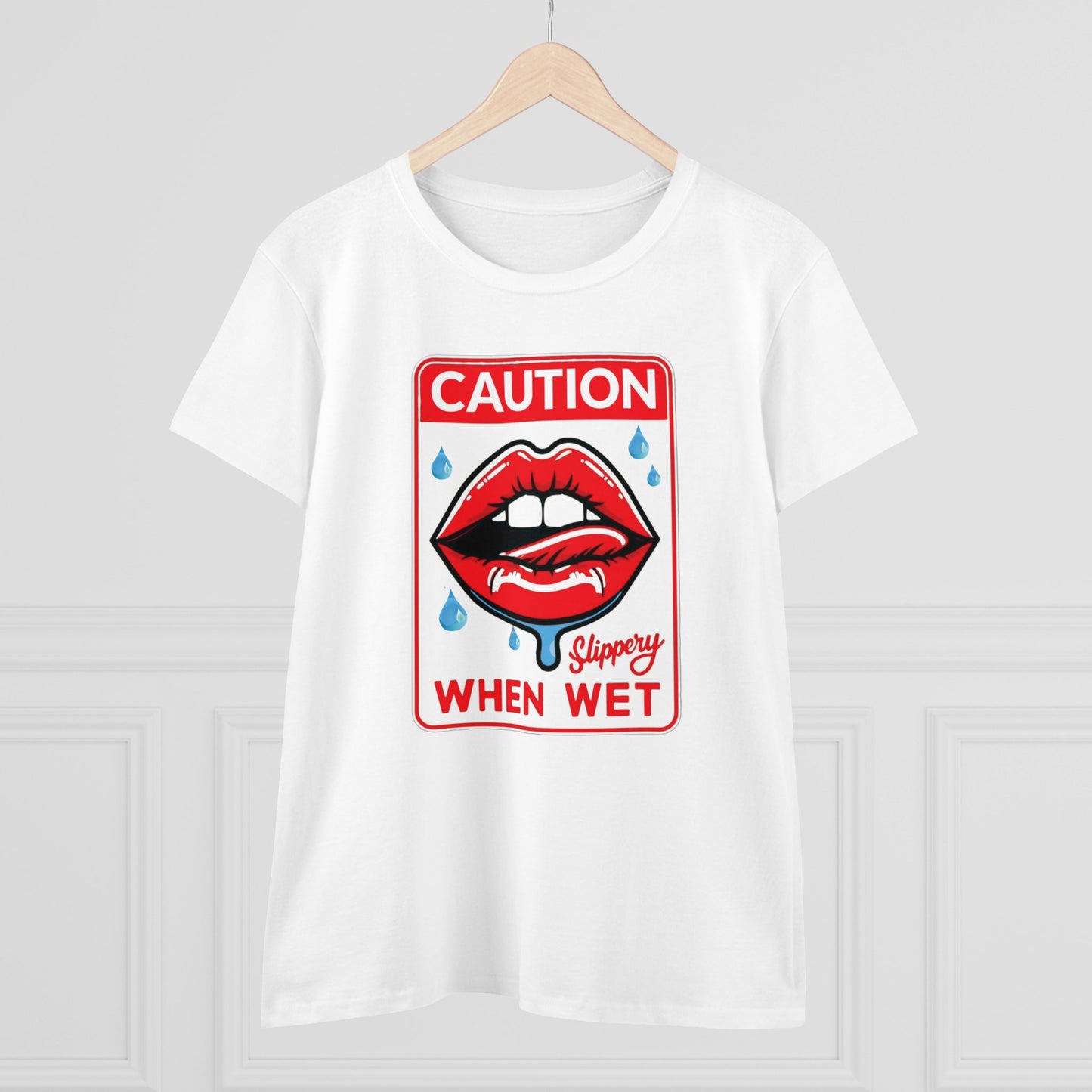 Wet & Witty: Adult Humor Splash Zone Tee for Women