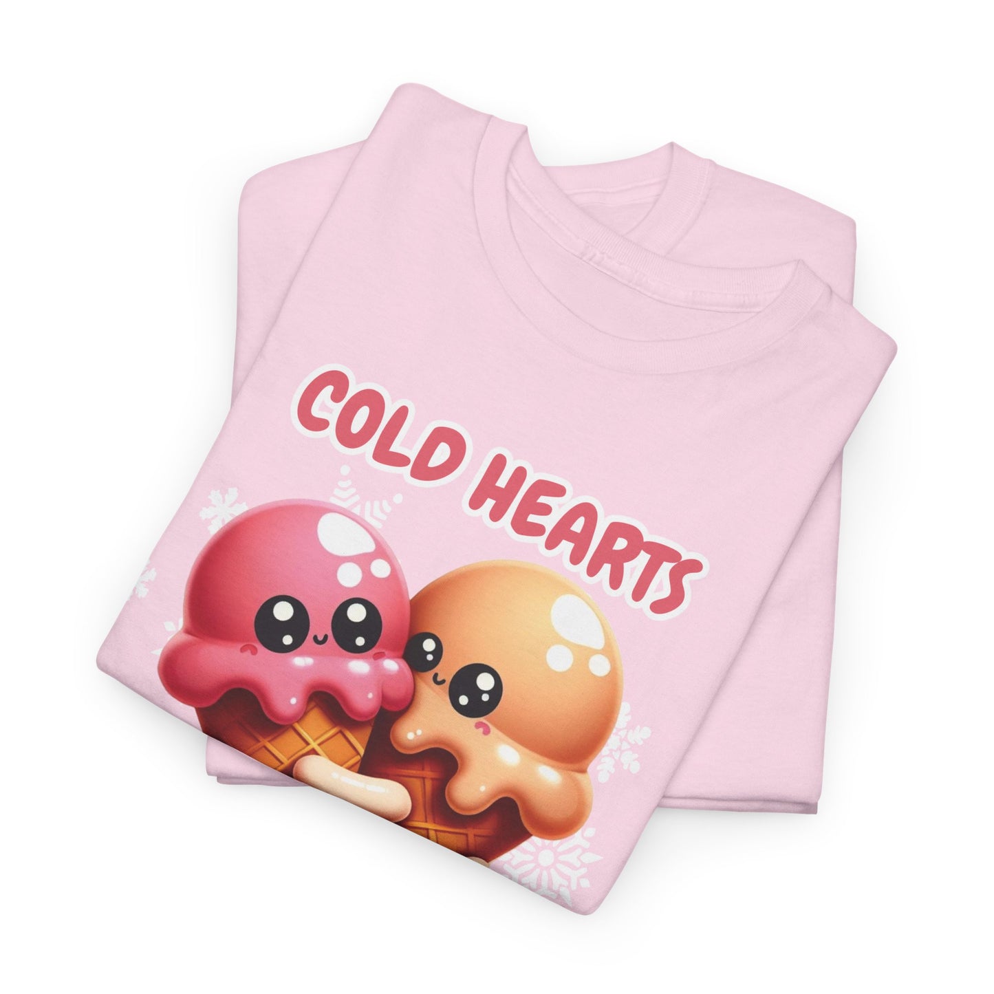 Cold hearts, warm embrace - Unisex Heavy Cotton Tee