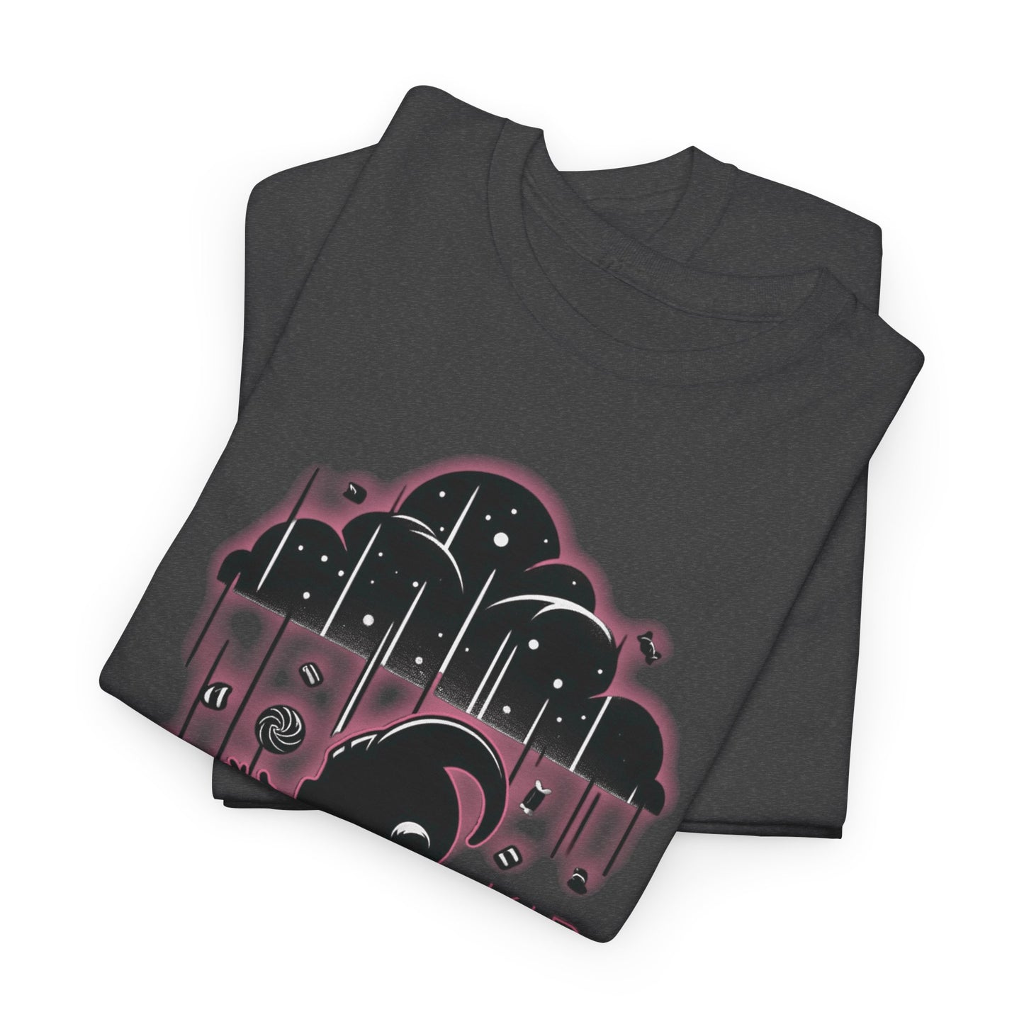 Candy Catastrophe: Rain of Sweets Unisex Heavy Cotton Tee