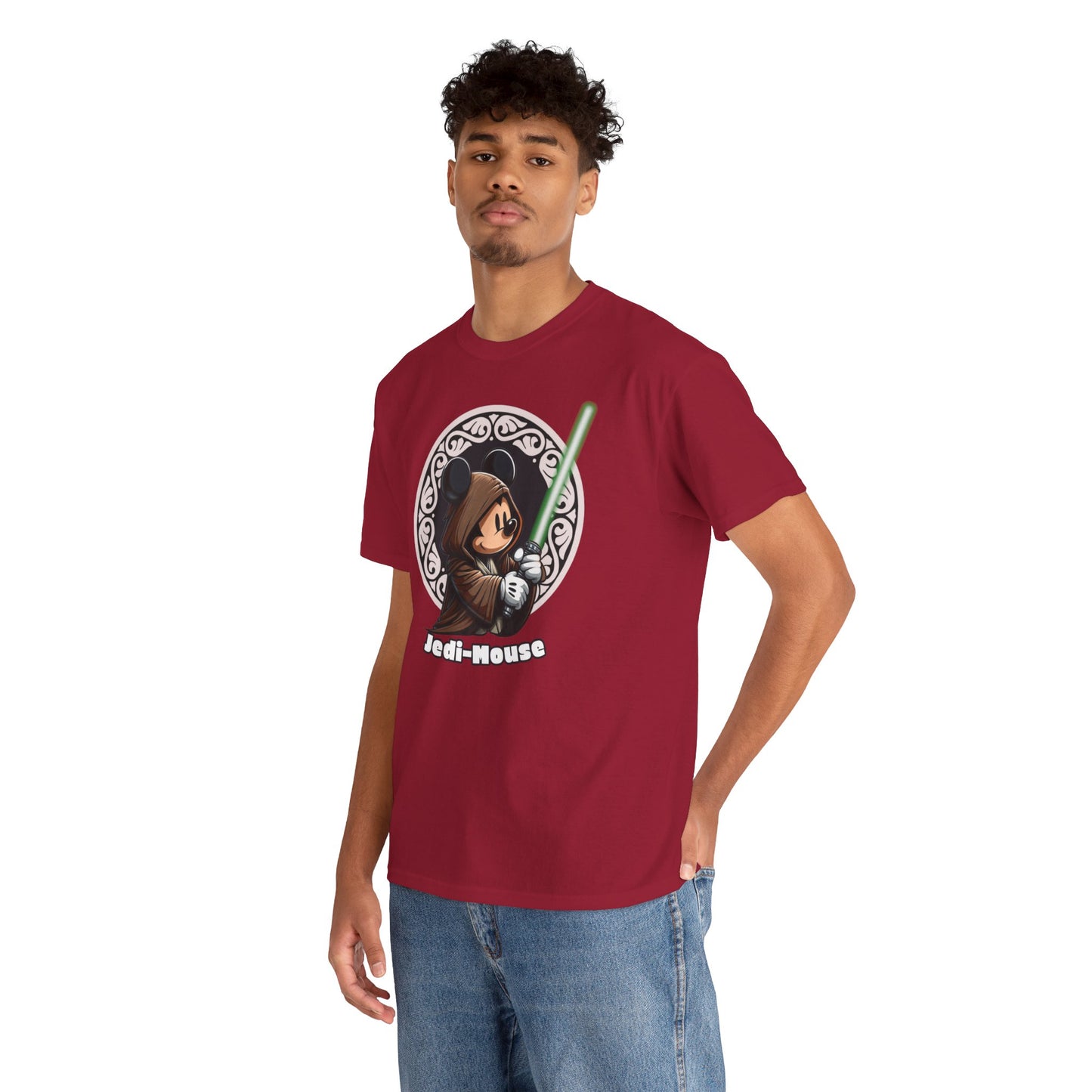 Jedi Mouse-The Force Awakens,Unisex Heavy Cotton Tee