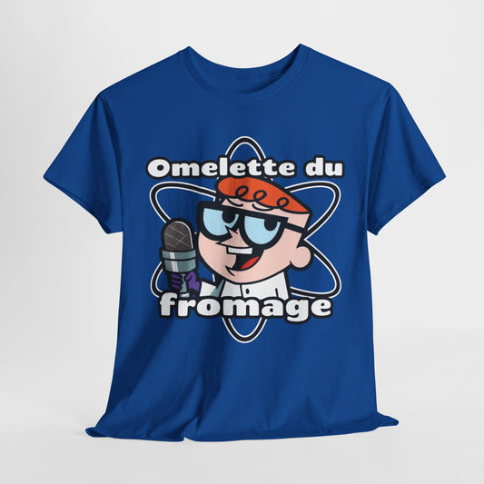 Breakfast Genius: Dexter’s ‘Omelette du Fromage’ Unisex Heavy Cotton Tee