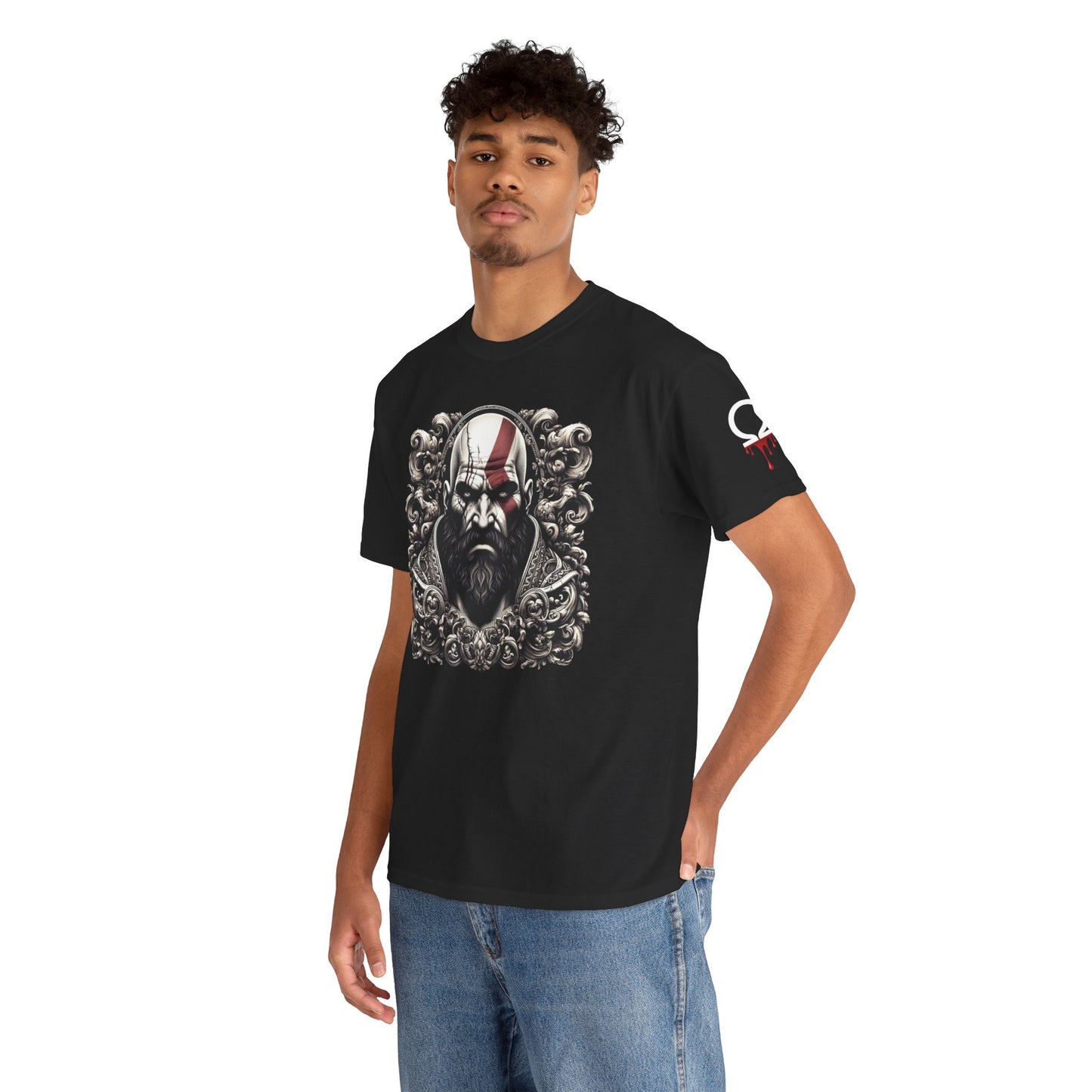 Baroque God of War: Ornate Splendor, Unisex Graphic Tee