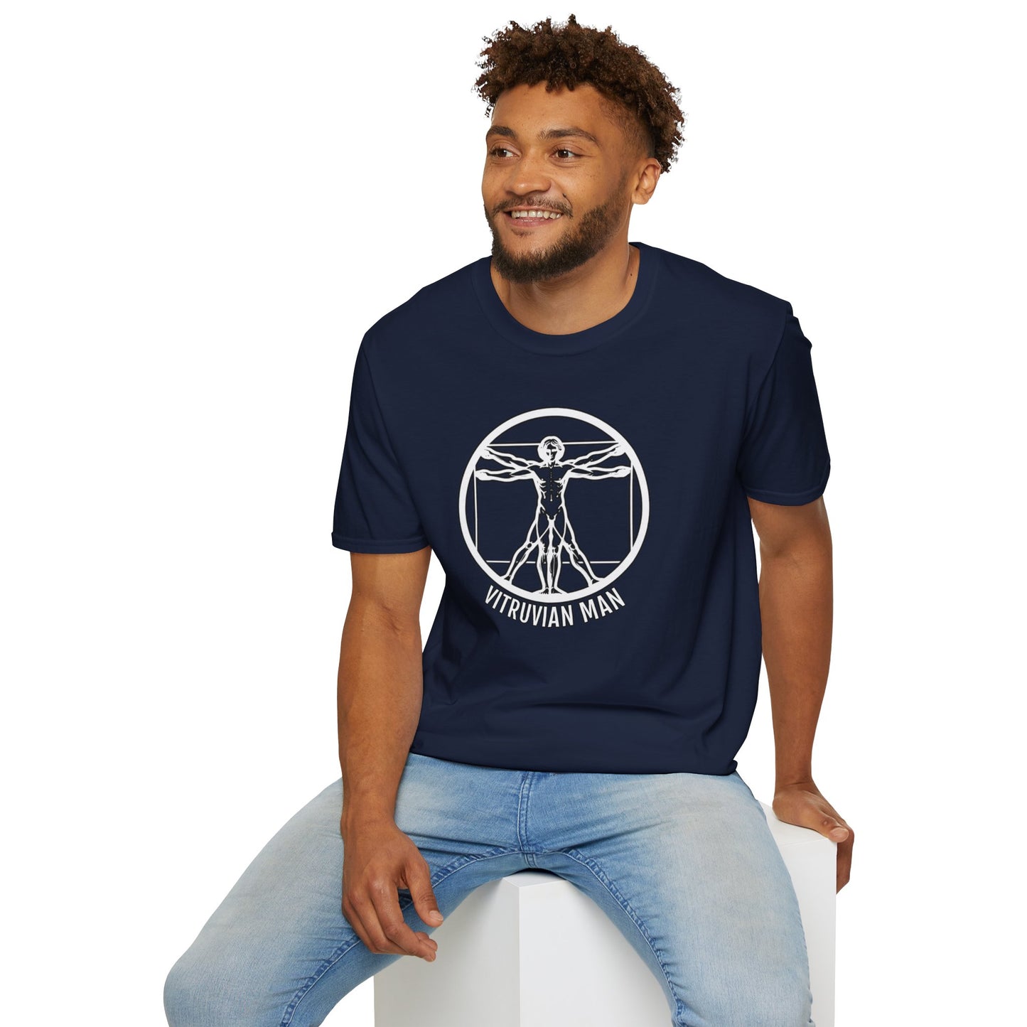 Discover Harmony: Vitruvian Essence Unisex Tee,  Perfect Balance!