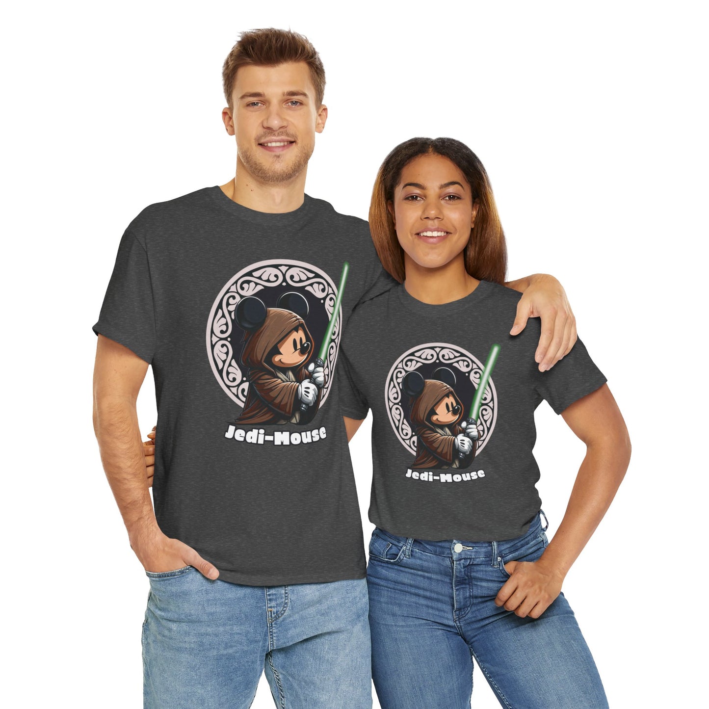 Jedi Mouse-The Force Awakens,Unisex Heavy Cotton Tee