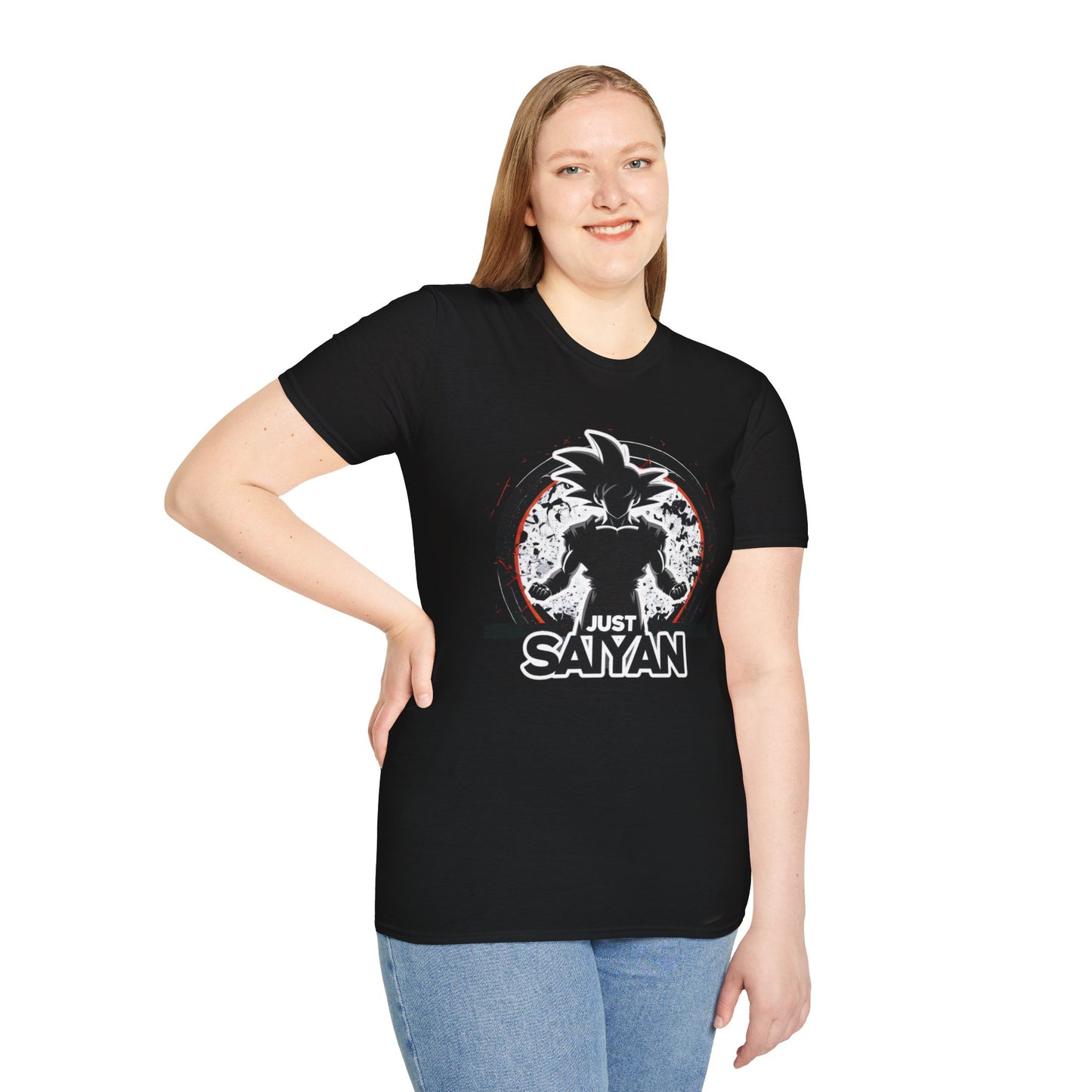 Just Saiyan: Exclusive kakarot Silhouette Graphic Tee for Anime Enthusiasts