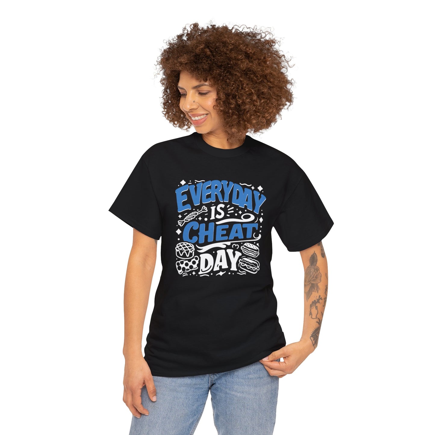 24/7 Cheat Day: Satisfy Your Cravings-Unisex Graphic Tee