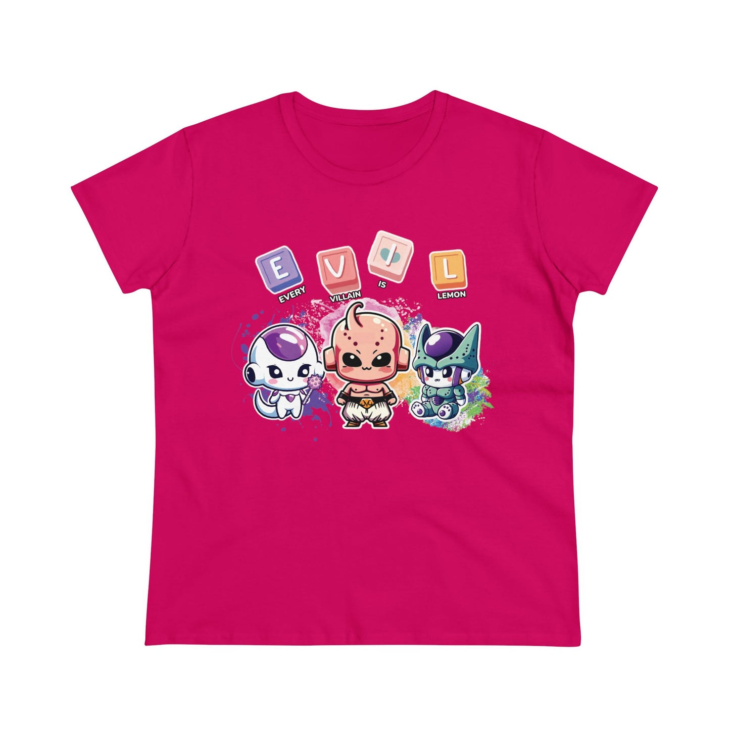 Tiny Tyrants of the Galaxy: Every Villain Is Lemon  – Death by Cuteness!, Women's Cotton Graphic Tee