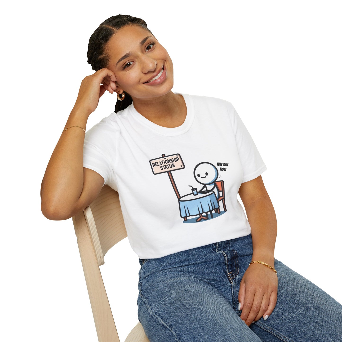 Relationship Status: Cotton Comedian Edition  'In a Relationship with Patience' Unisex Tee