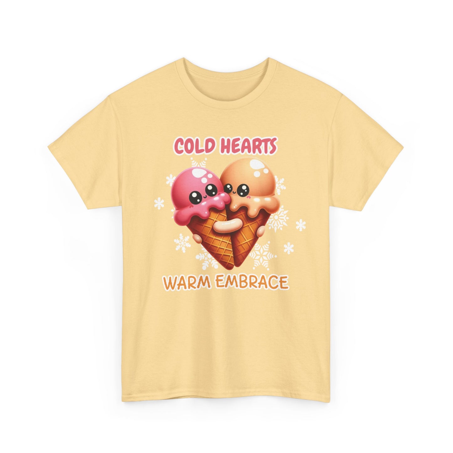 Cold hearts, warm embrace - Unisex Heavy Cotton Tee