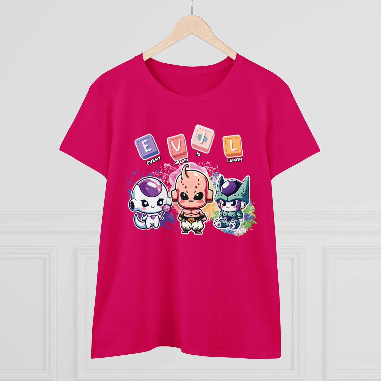 Tiny Tyrants of the Galaxy: Every Villain Is Lemon  – Death by Cuteness!, Women's Cotton Graphic Tee