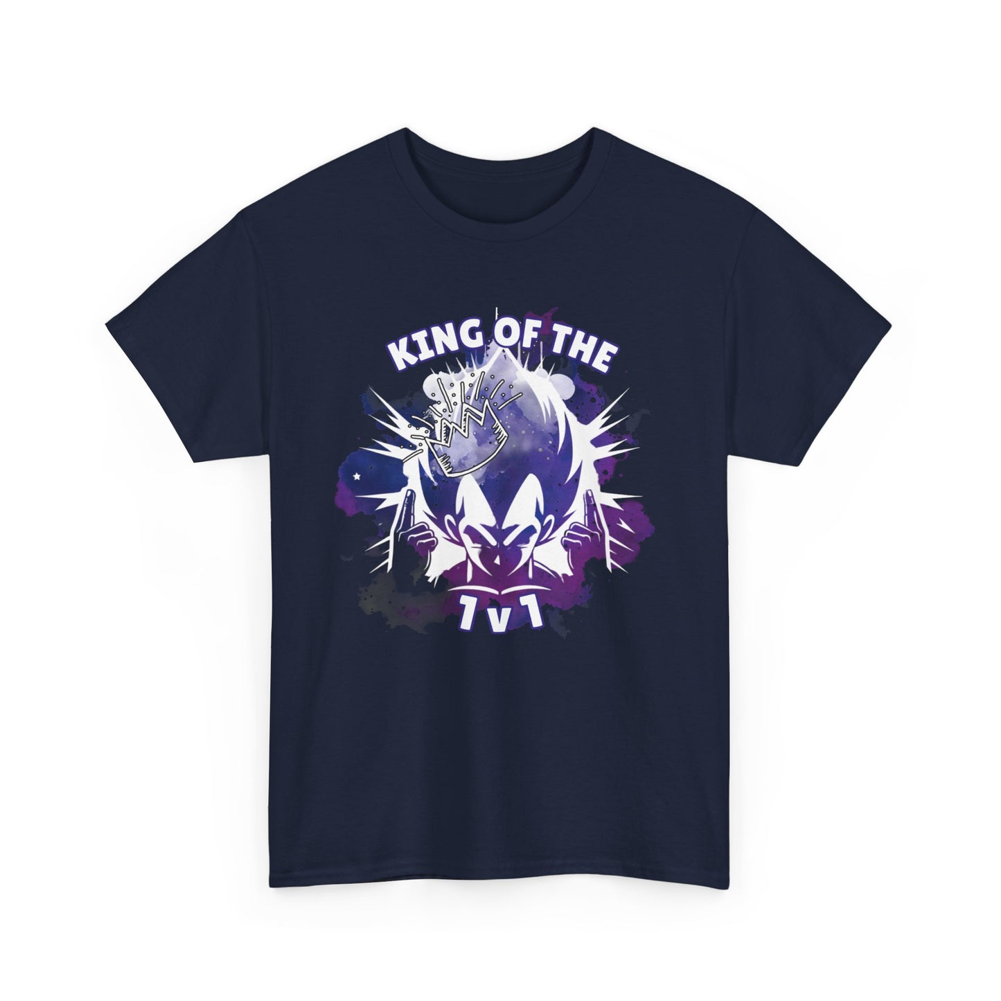 King of 1v1, Saiyan Prince Unisex Heavy cotton Tee