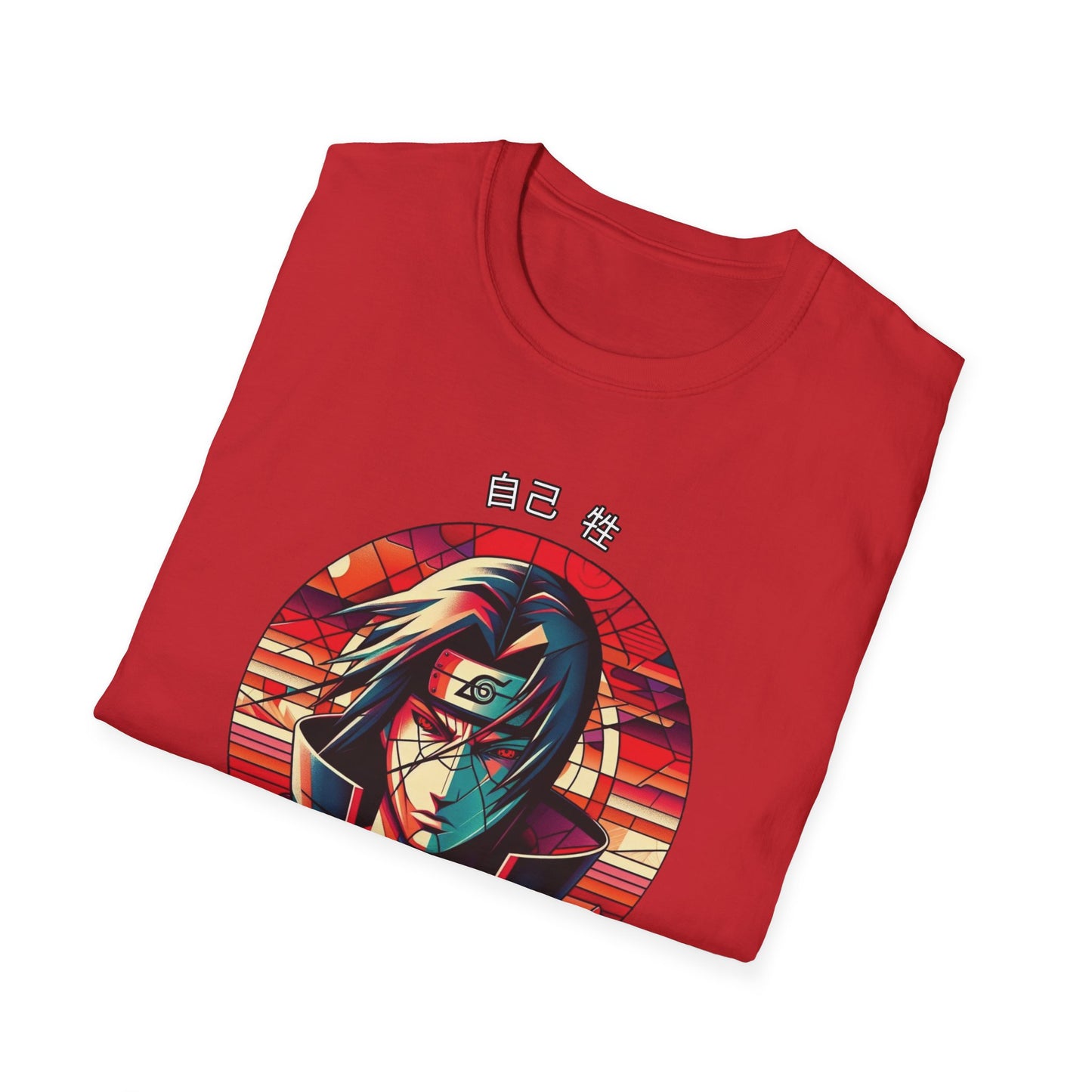 A Shinobi's Legacy, Unisex Cotton Tee, Where Self-Sacrifice Meets Style in the Shadows!