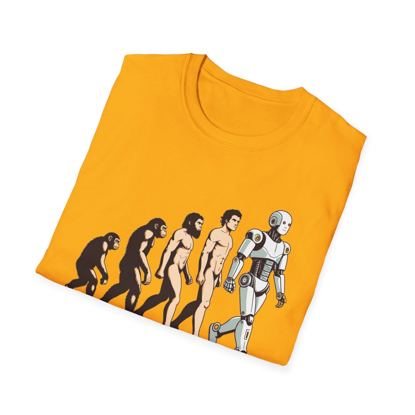 Man to Machine in comfy evolution with 100% cotton Comfort Tee