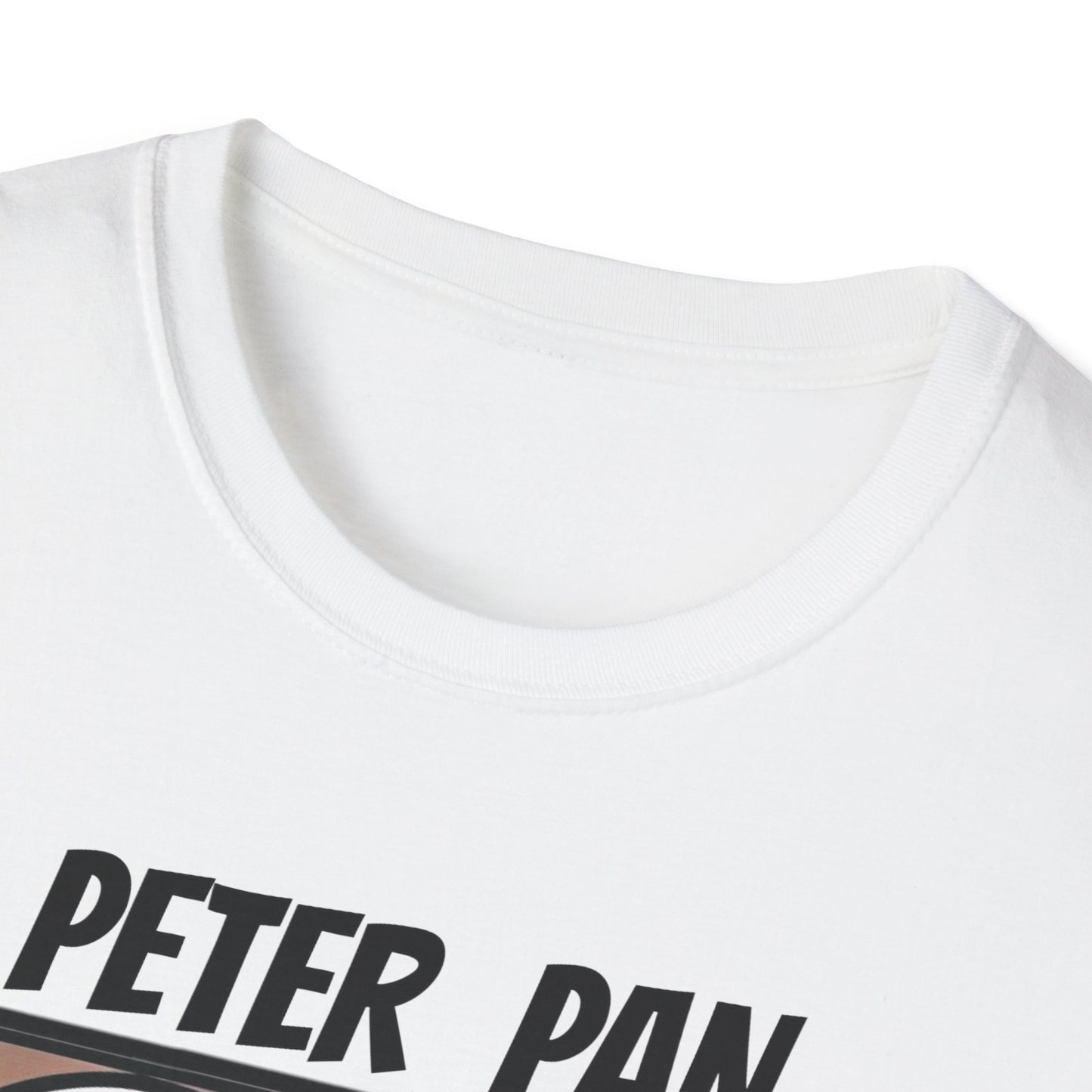 Peter Pan Wisdom, Embrace the Softness of 100% Cotton and the Reality that Adulting is Hard Graphic Tee for the Forever Young at Heart