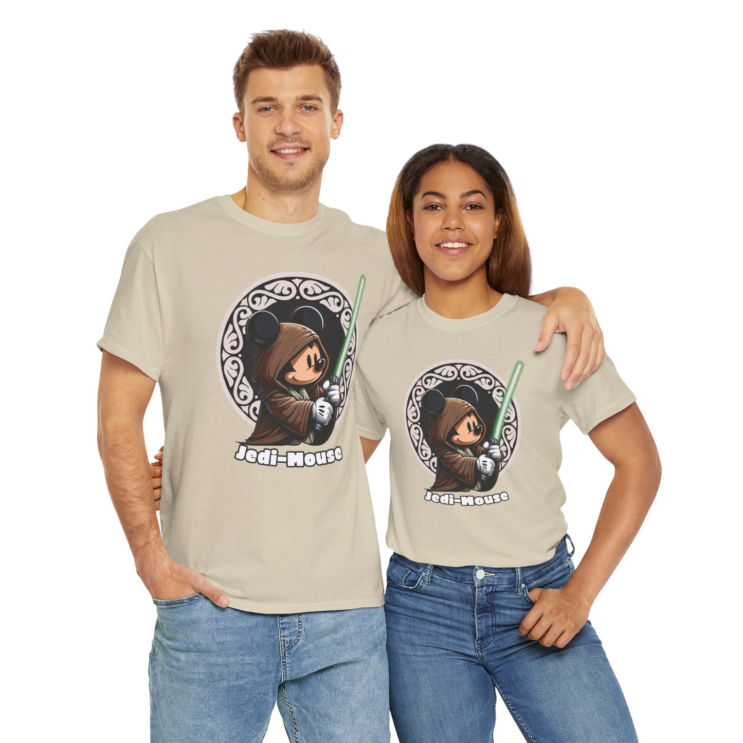 Jedi Mouse-The Force Awakens,Unisex Heavy Cotton Tee