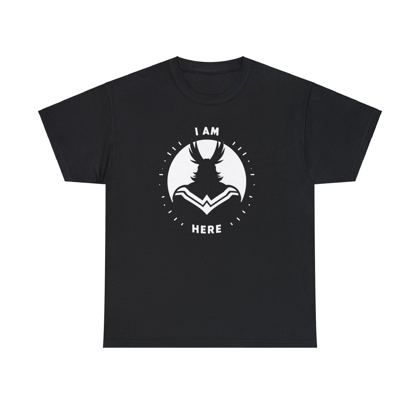 Unleash Your Hero Within: Mighty Silhouette Empowerment Tee Unisex Heavy Cotton Tee