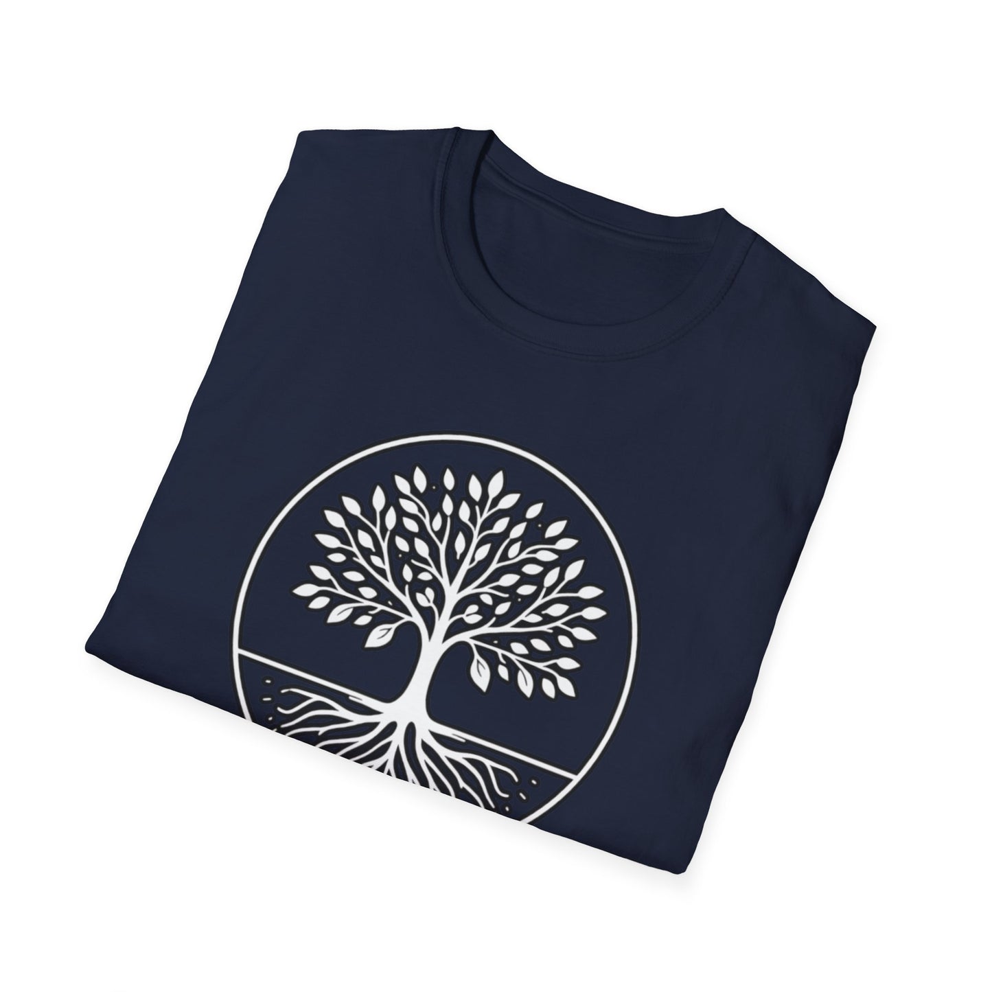 Roots of Balance: Unisex Tree of Life Essence Cotton Tee