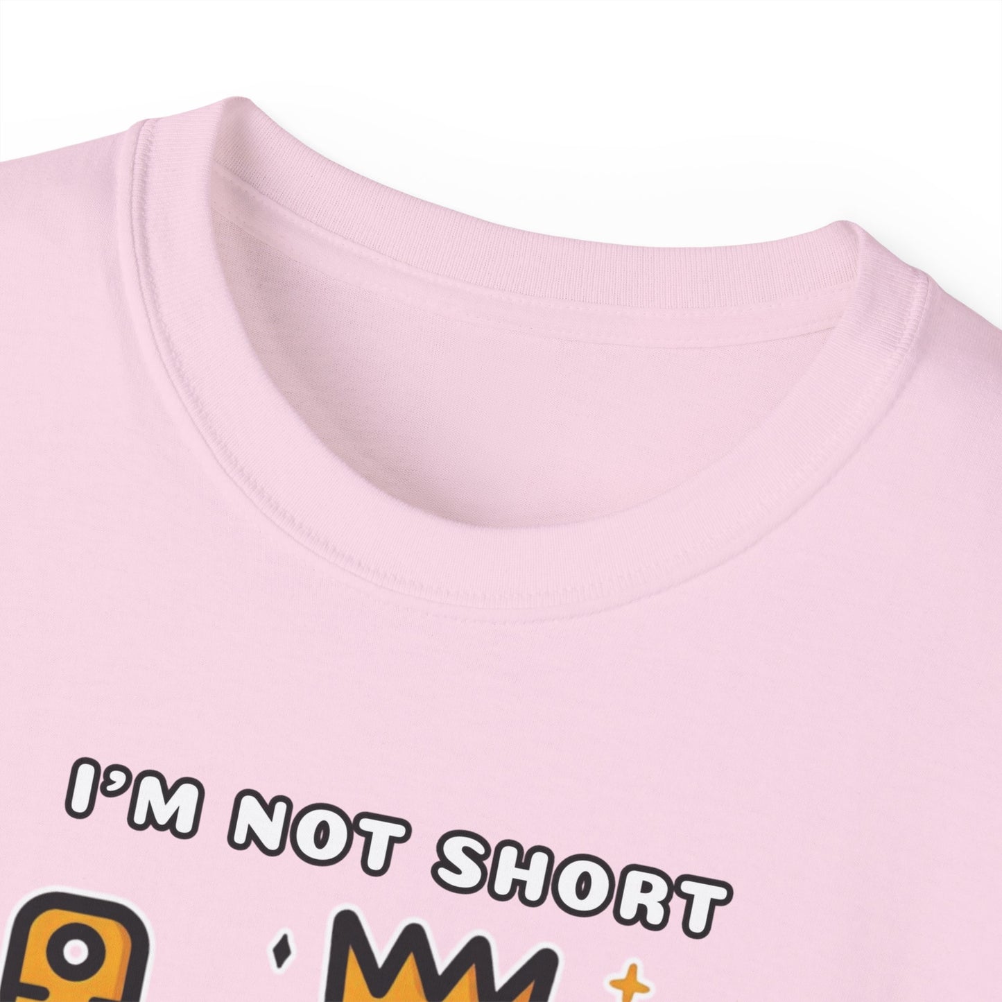 Vertically Challenged, Height Reserved! Unisex Ultra Cotton Tee