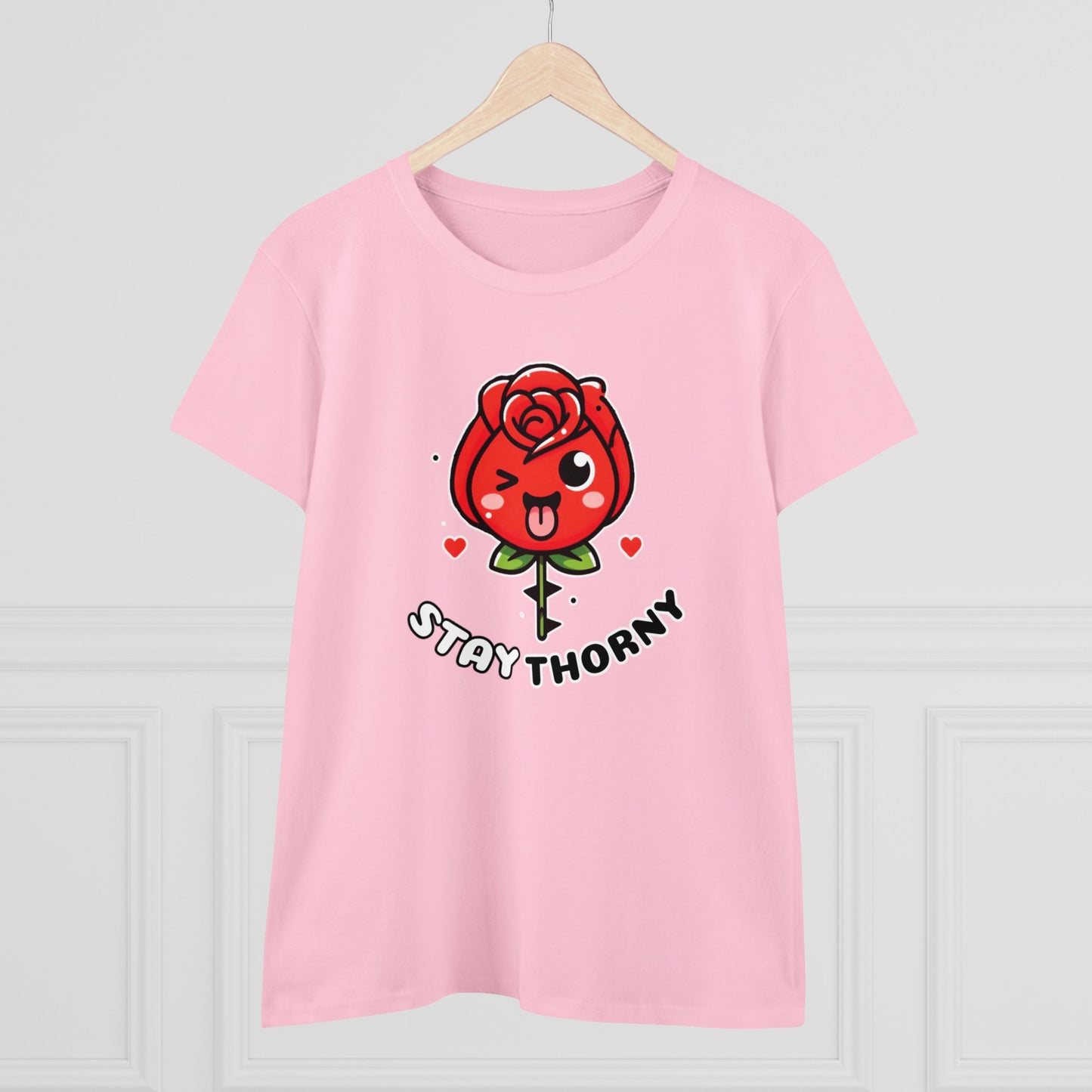 Women's Graphic Tee, Stay Thorny Soft style