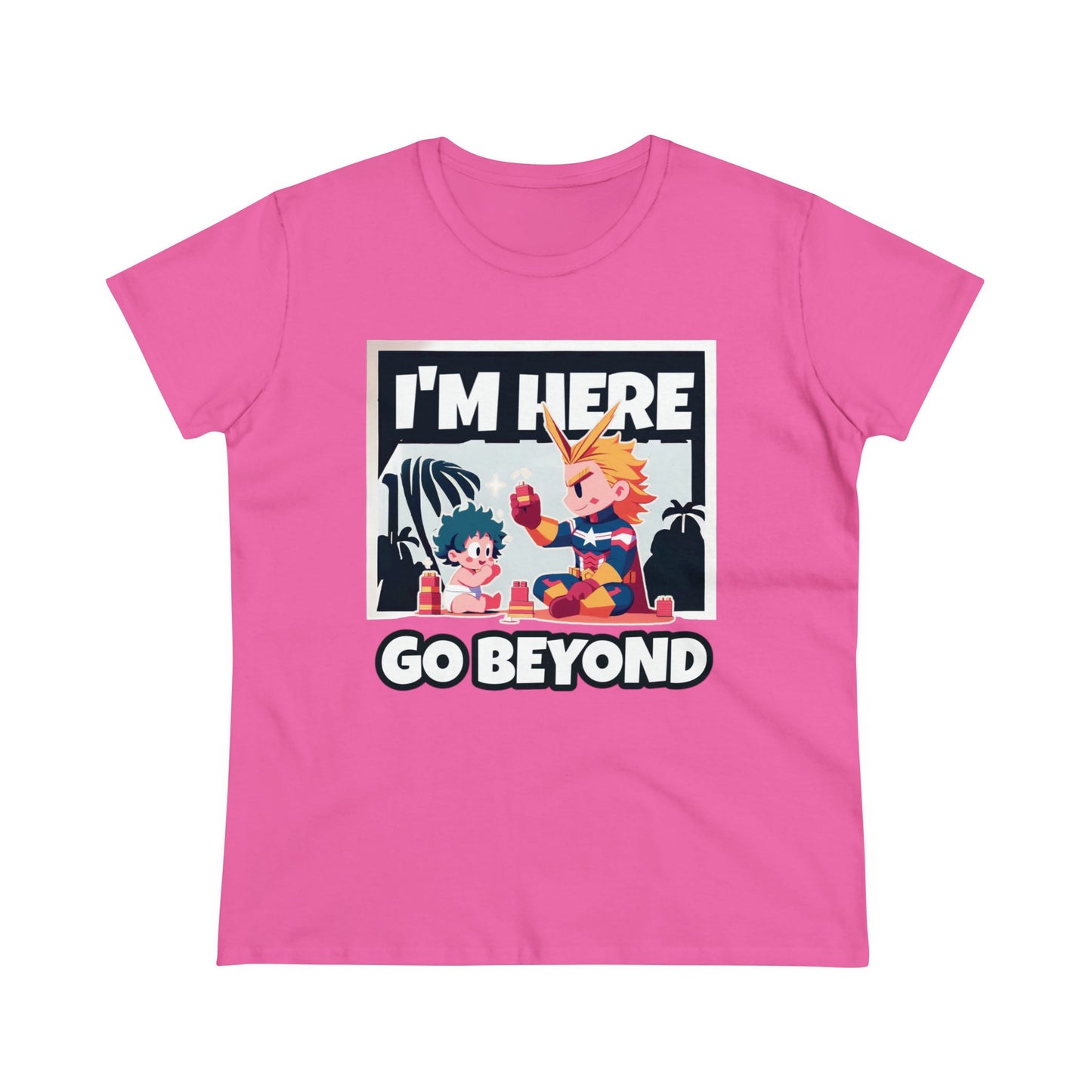 Mighty Playdate: Building Dreams in Cotton Comfort! Women's Graphic Tee