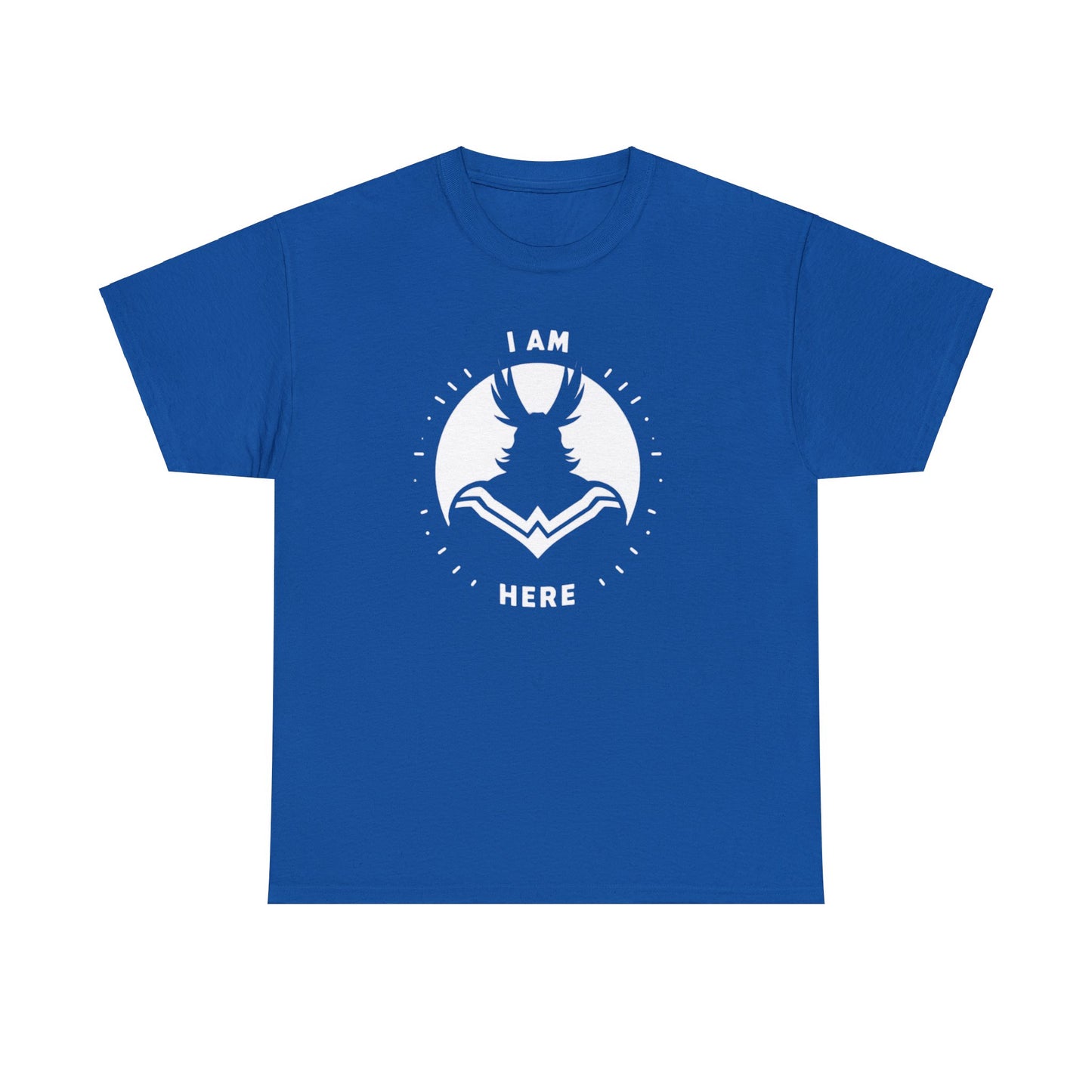 Unleash Your Hero Within: Mighty Silhouette Empowerment Tee Unisex Heavy Cotton Tee