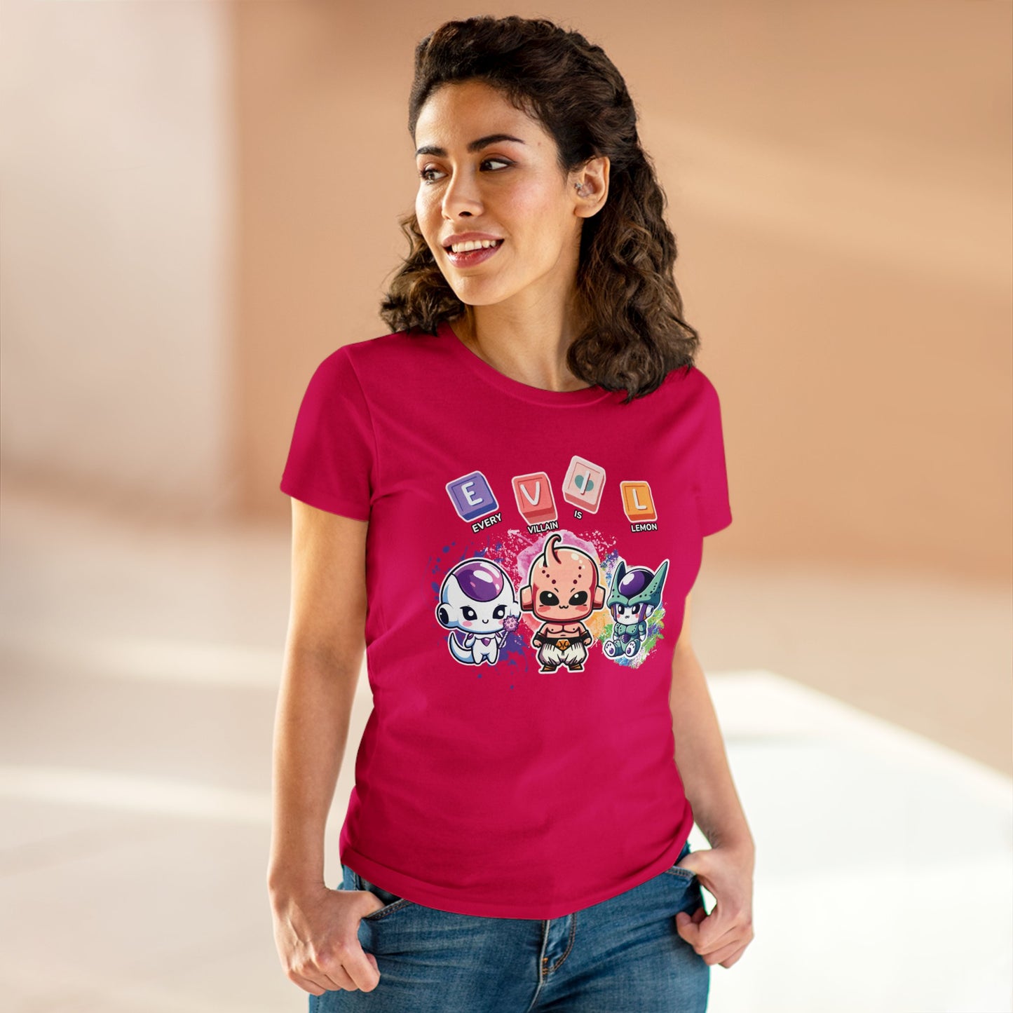 Tiny Tyrants of the Galaxy: Every Villain Is Lemon  – Death by Cuteness!, Women's Cotton Graphic Tee