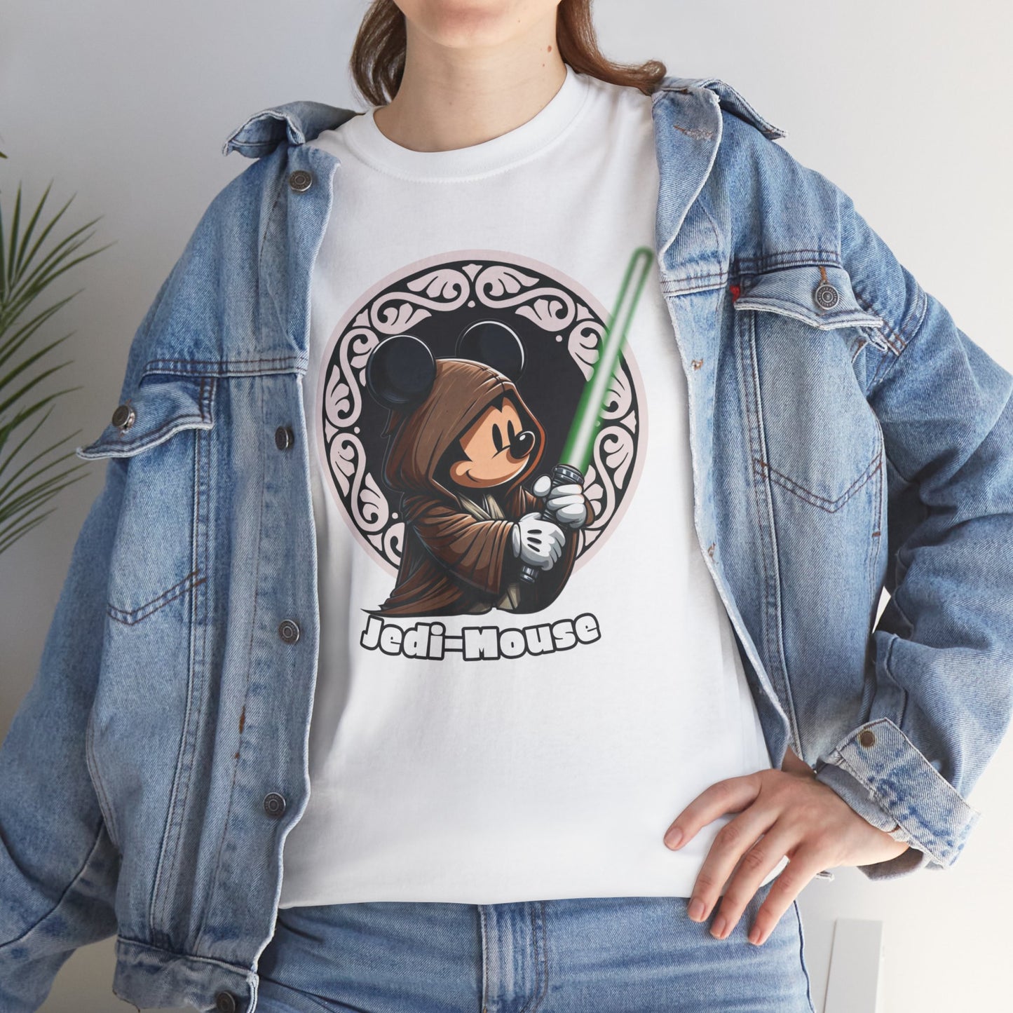 Jedi Mouse-The Force Awakens,Unisex Heavy Cotton Tee