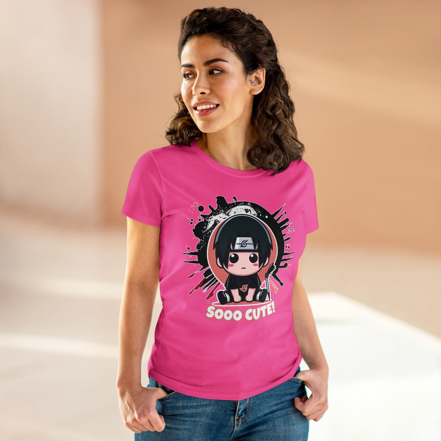 Cute Edition, Small but Deadly: Itty Bitty Ninja β Because Genjutsu Starts Early! Women's Graphic Tee