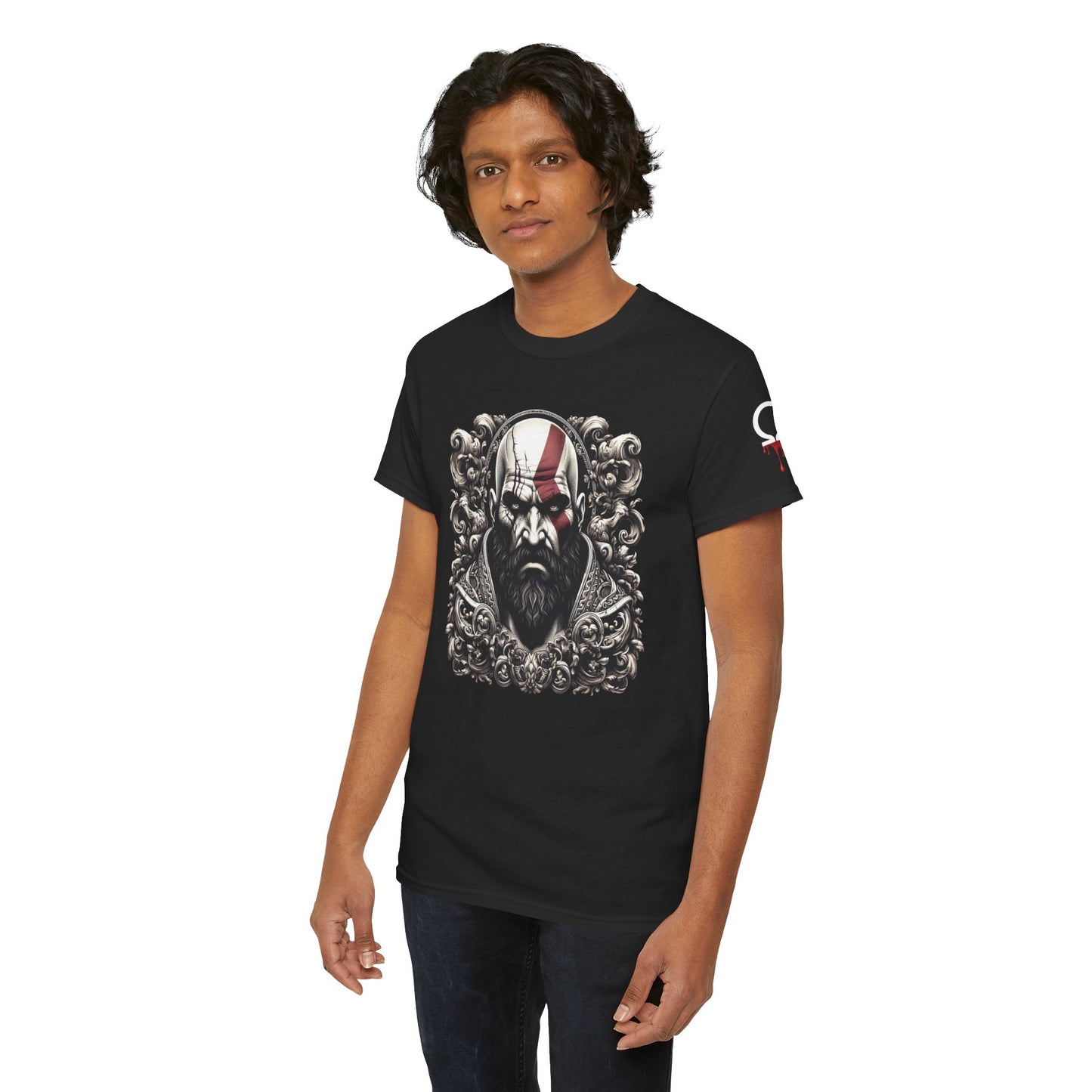 Baroque God of War: Ornate Splendor, Unisex Graphic Tee