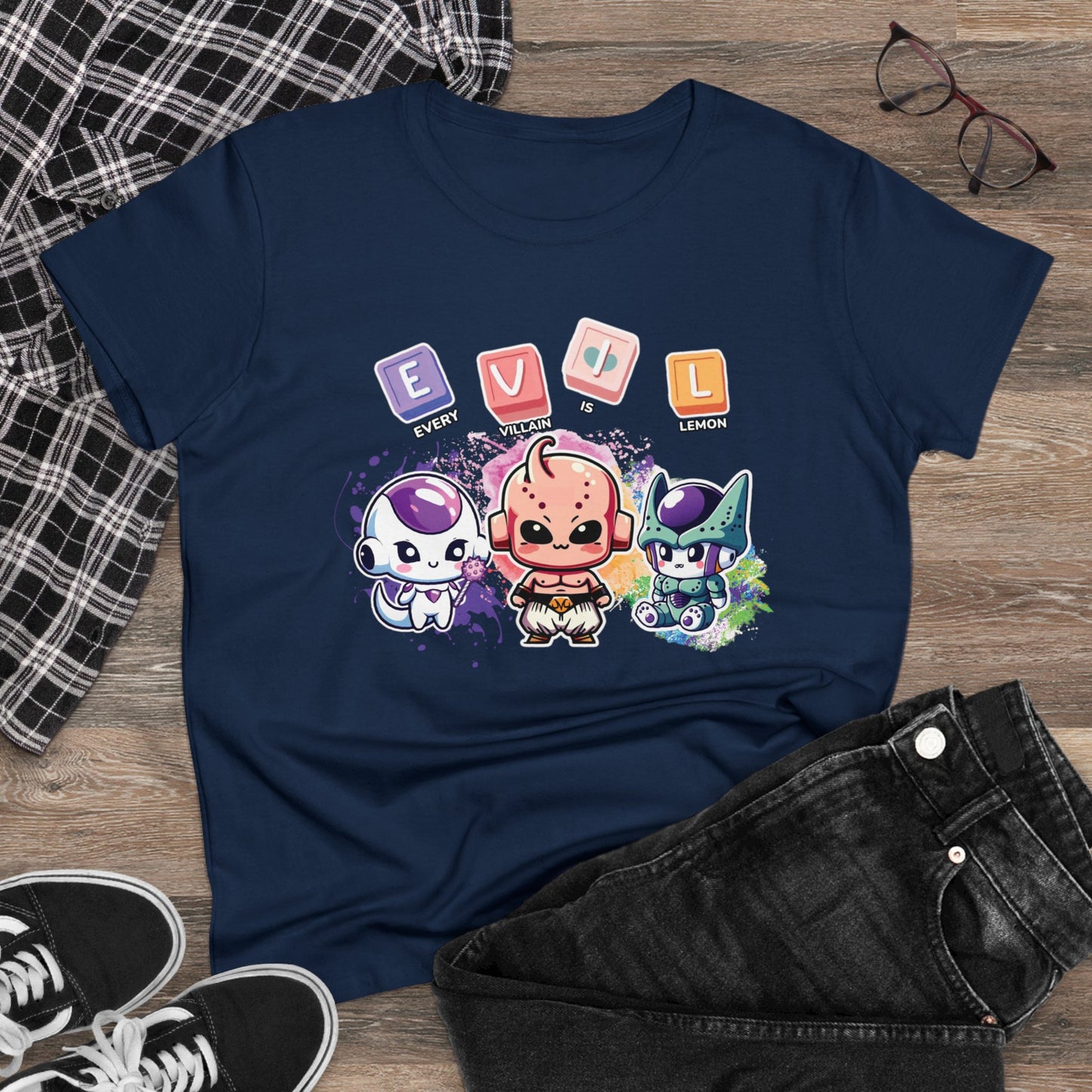 Tiny Tyrants of the Galaxy: Every Villain Is Lemon  – Death by Cuteness!, Women's Cotton Graphic Tee