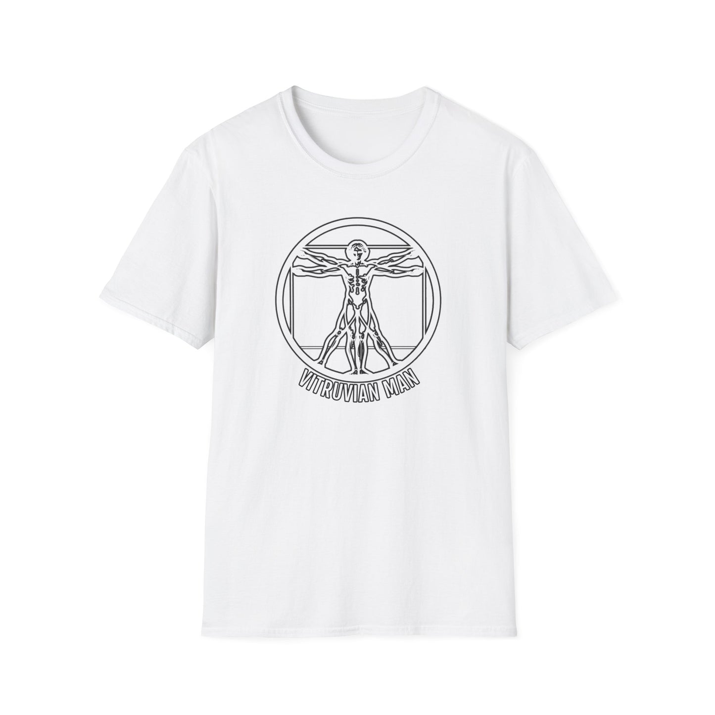 Discover Harmony: Vitruvian Essence Unisex Tee,  Perfect Balance!