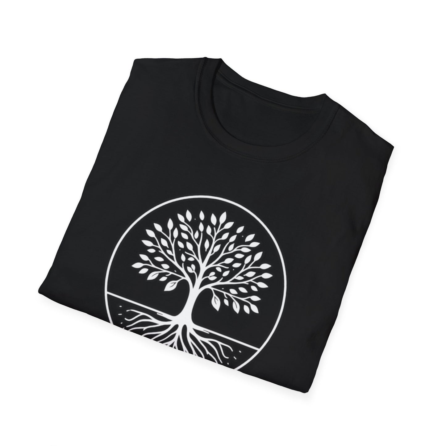 Roots of Balance: Unisex Tree of Life Essence Cotton Tee