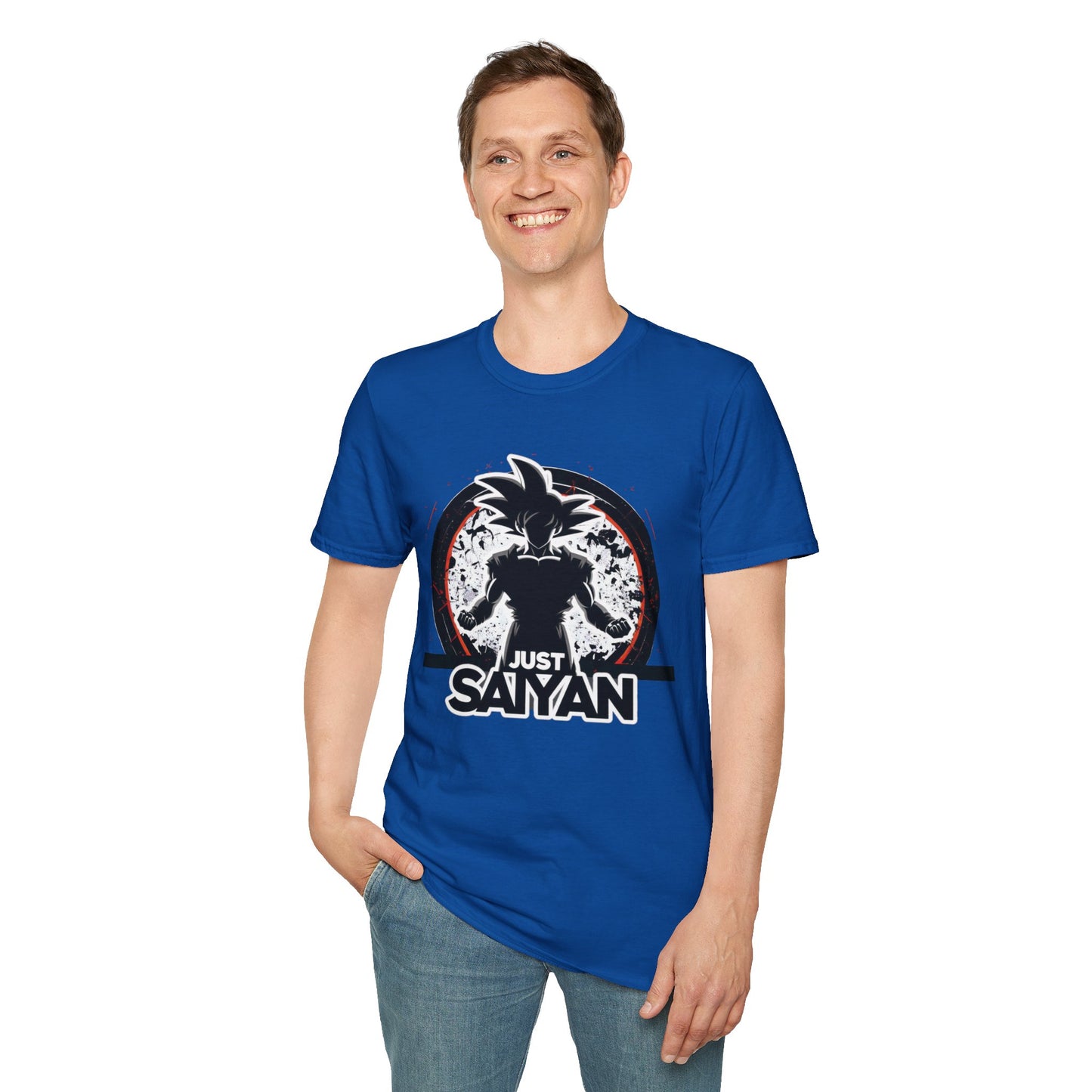 Just Saiyan: Exclusive kakarot Silhouette Graphic Tee for Anime Enthusiasts
