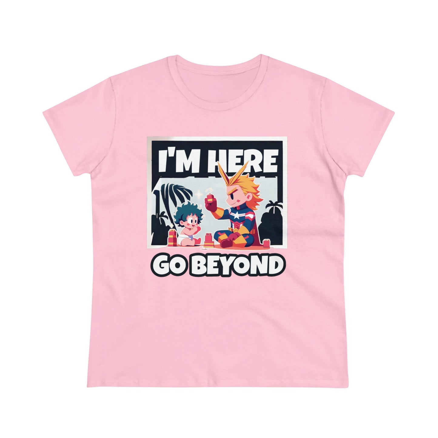Mighty Playdate: Building Dreams in Cotton Comfort! Women's Graphic Tee
