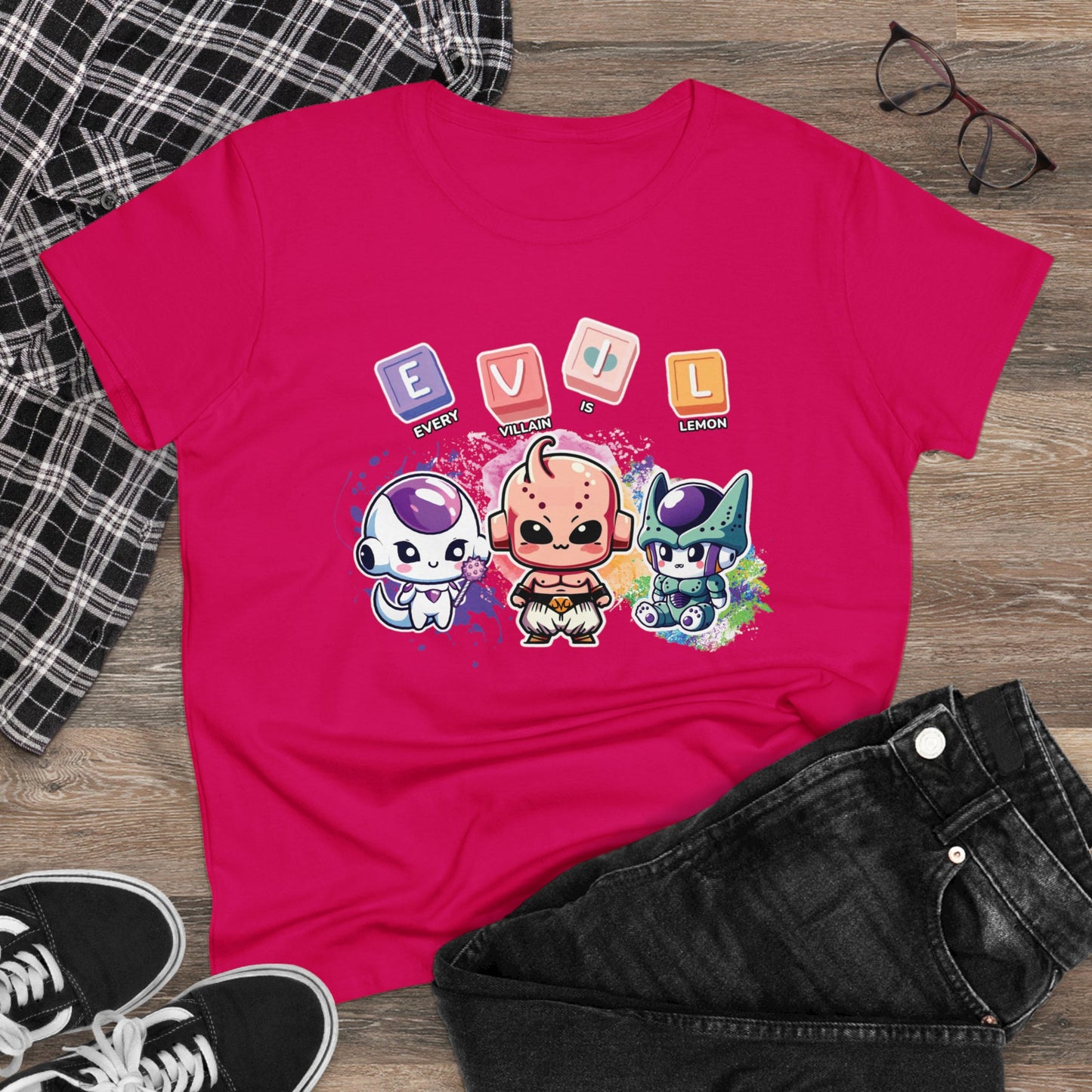 Tiny Tyrants of the Galaxy: Every Villain Is Lemon  – Death by Cuteness!, Women's Cotton Graphic Tee