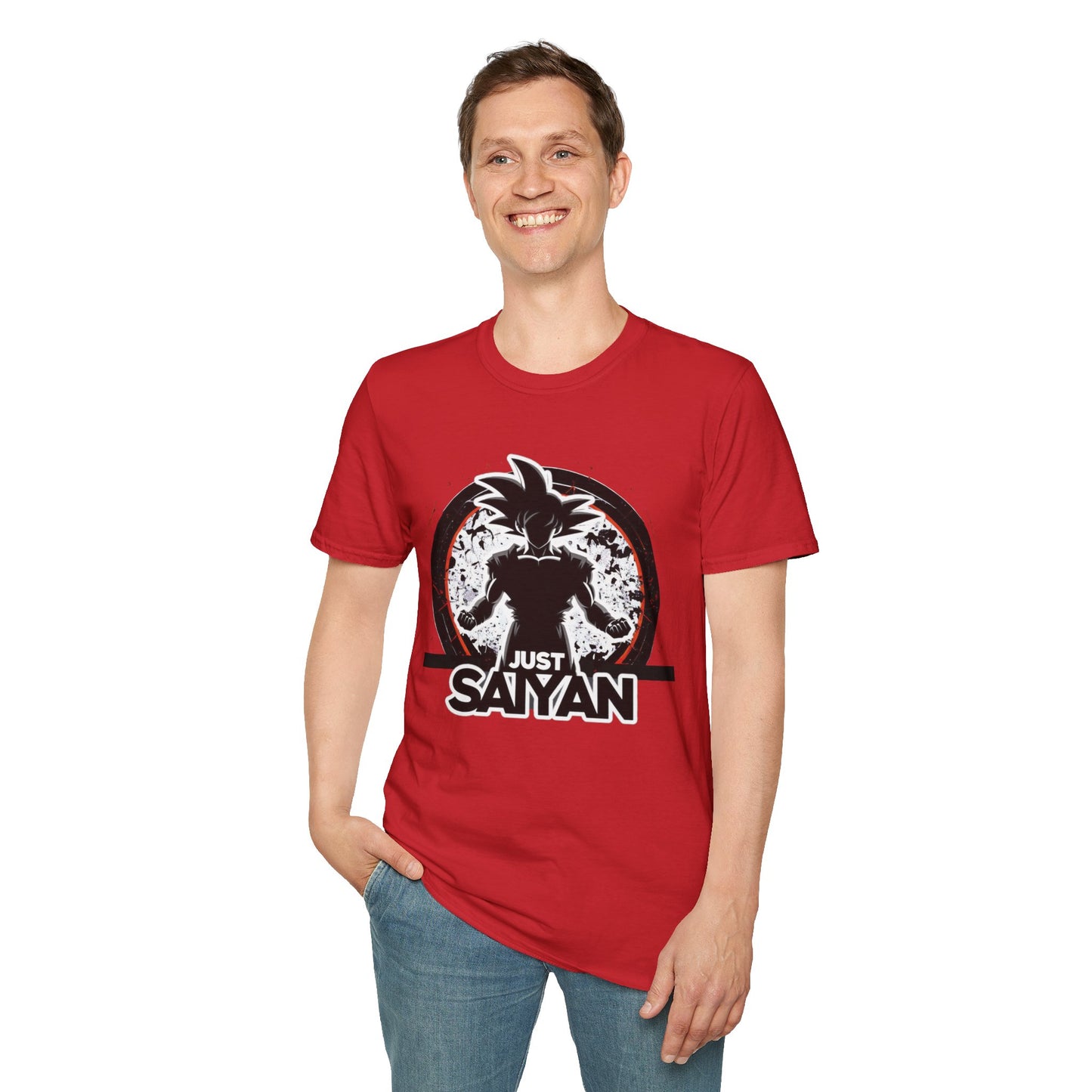 Just Saiyan: Exclusive kakarot Silhouette Graphic Tee for Anime Enthusiasts