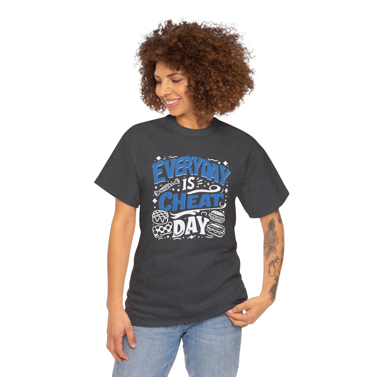 24/7 Cheat Day: Satisfy Your Cravings-Unisex Graphic Tee