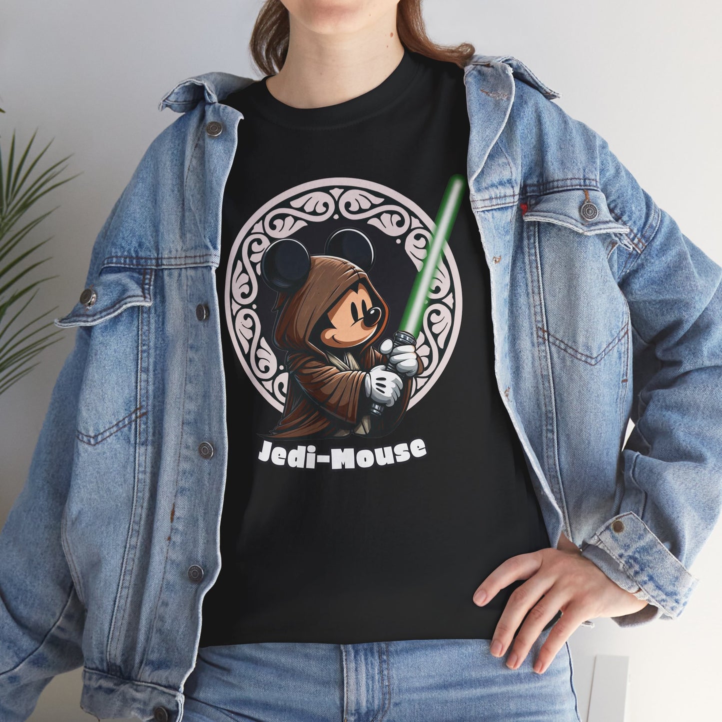 Jedi Mouse-The Force Awakens,Unisex Heavy Cotton Tee