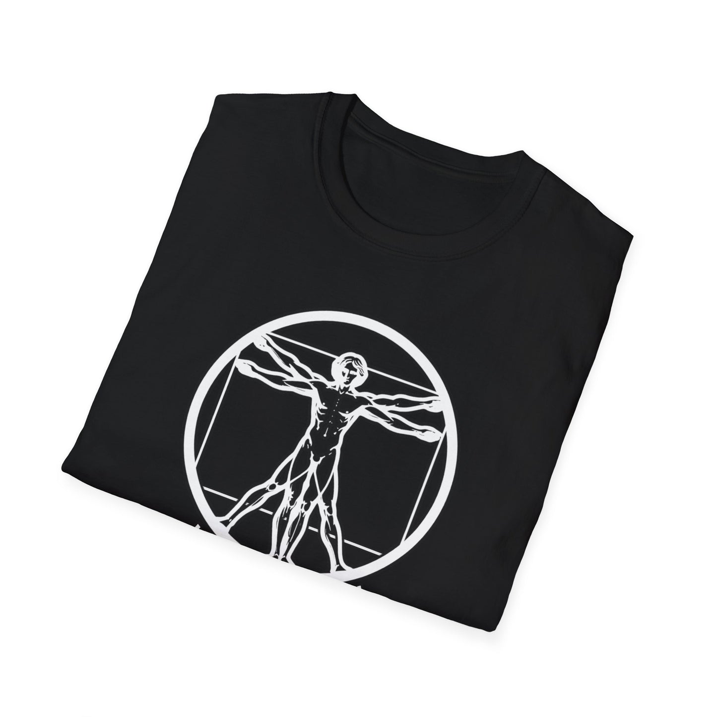 Discover Harmony: Vitruvian Essence Unisex Tee,  Perfect Balance!