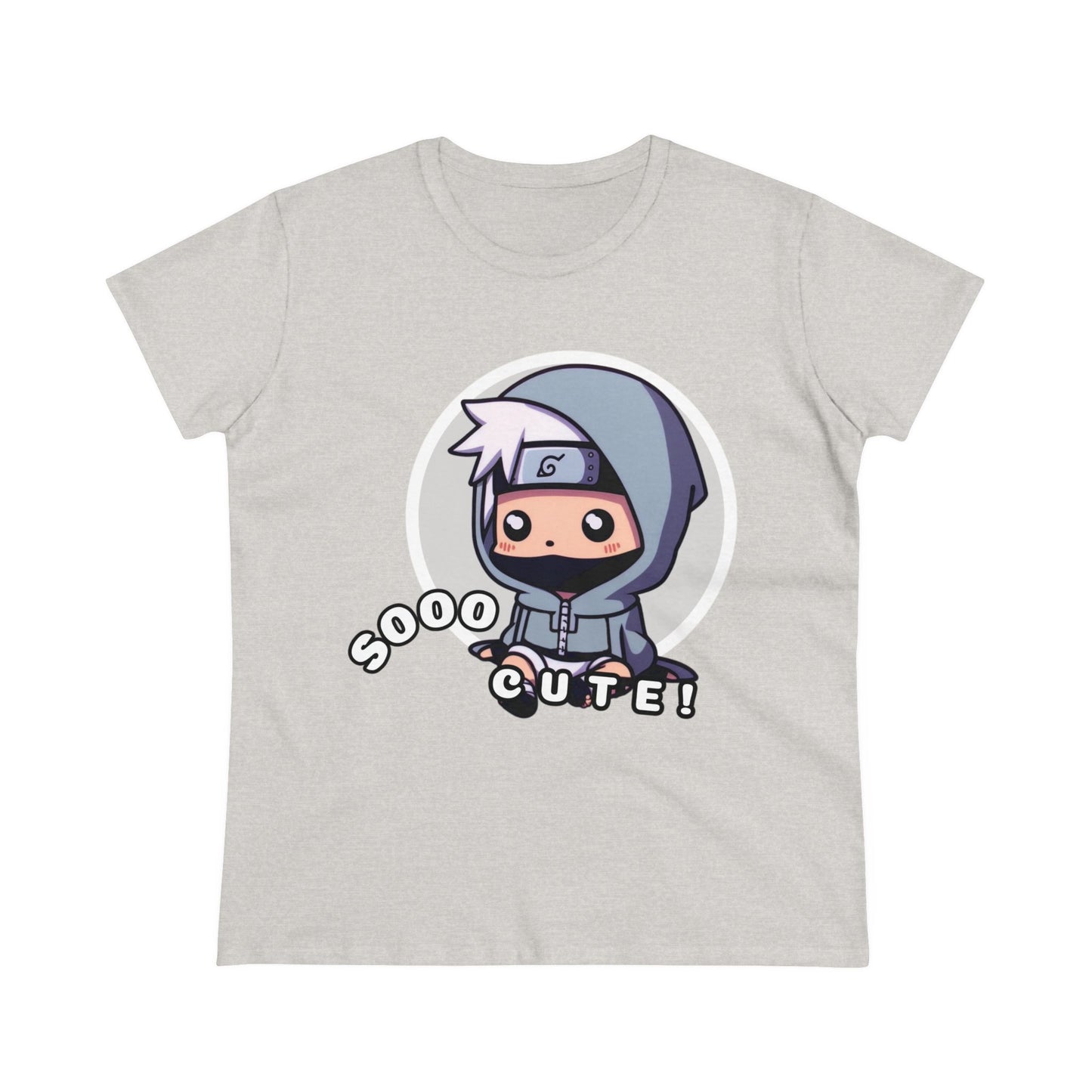 Cute Edition: Copy ninja technique; mini shadow clone jutsu, Women's Cotton Graphic Tee