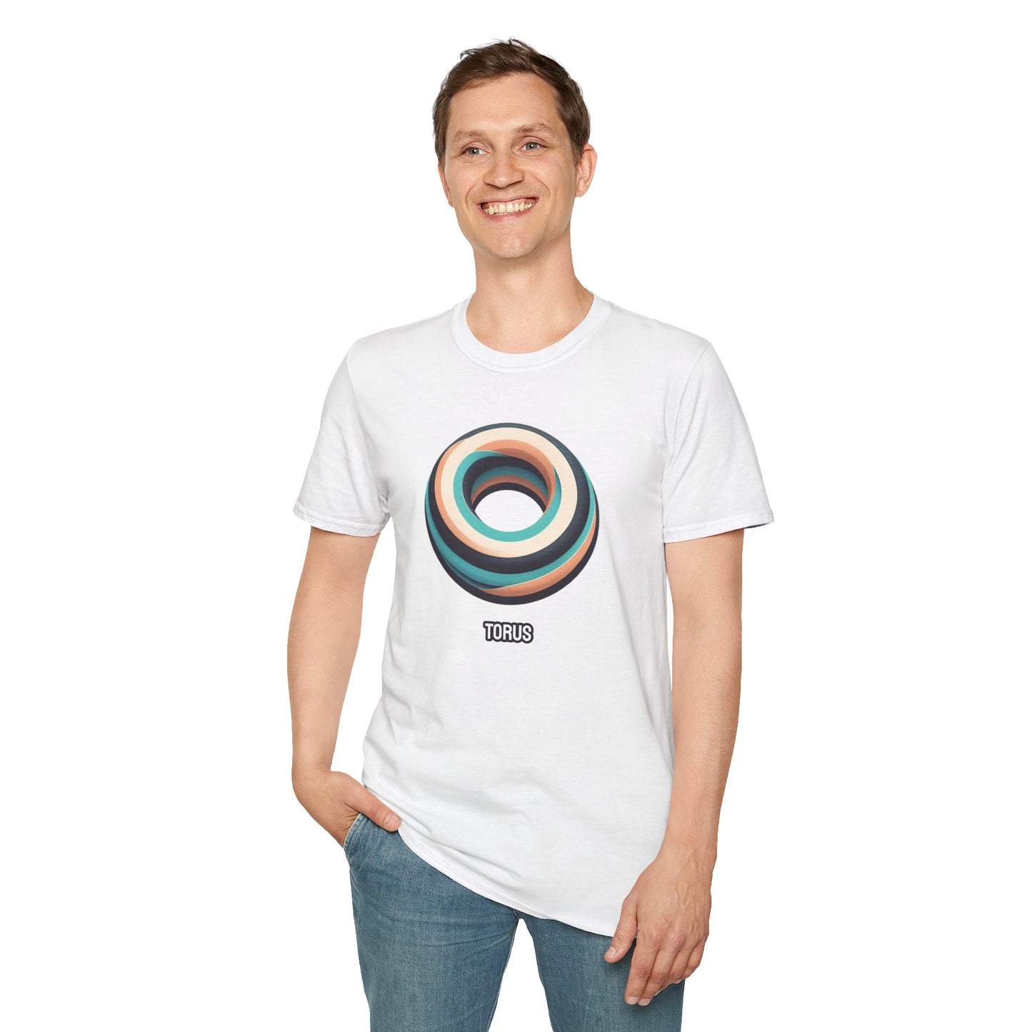 Mystic Donut: Embrace the Torus Vortex Unisex Tee