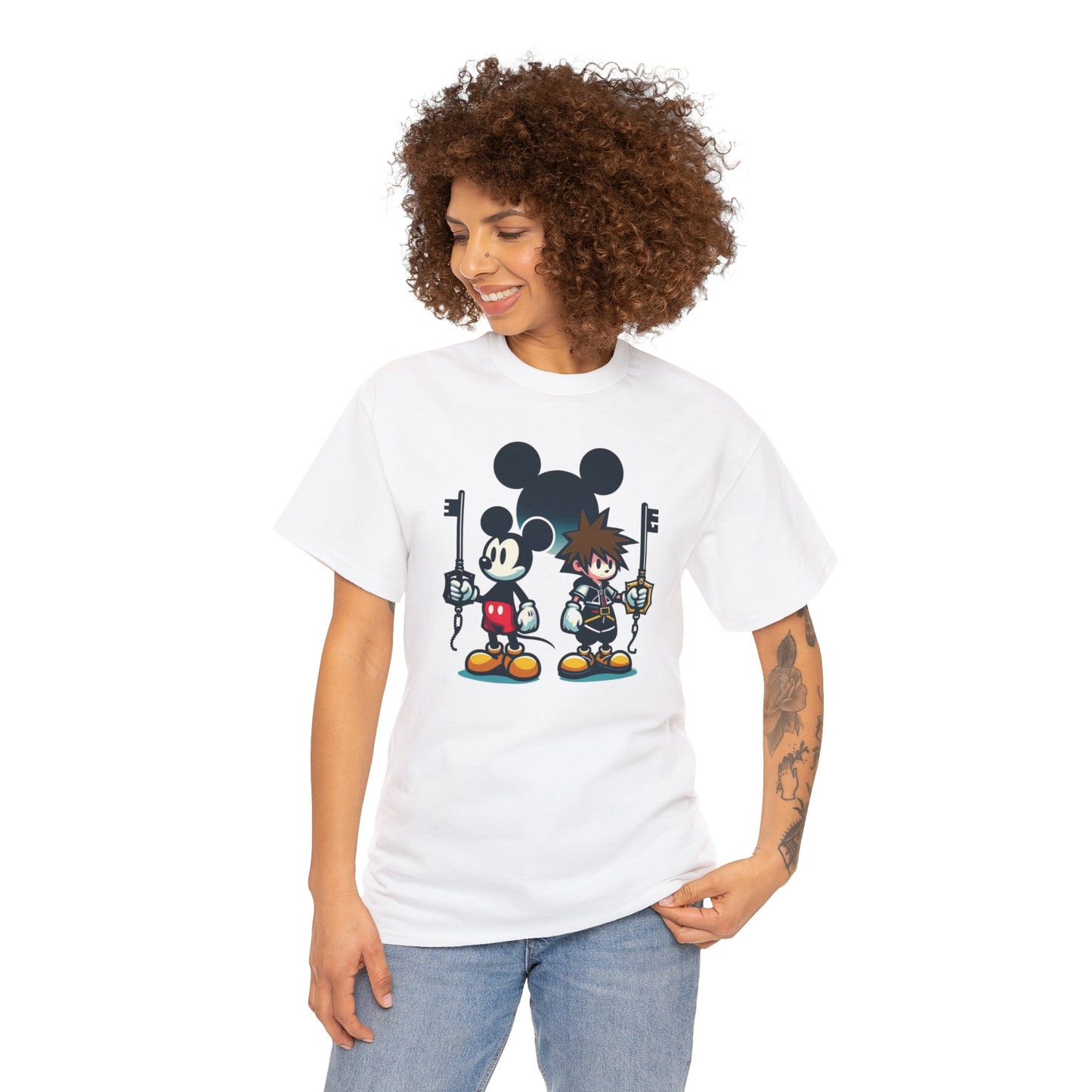 KeyBlade Warriors Unite, Unisex Heavy Cotton Tee