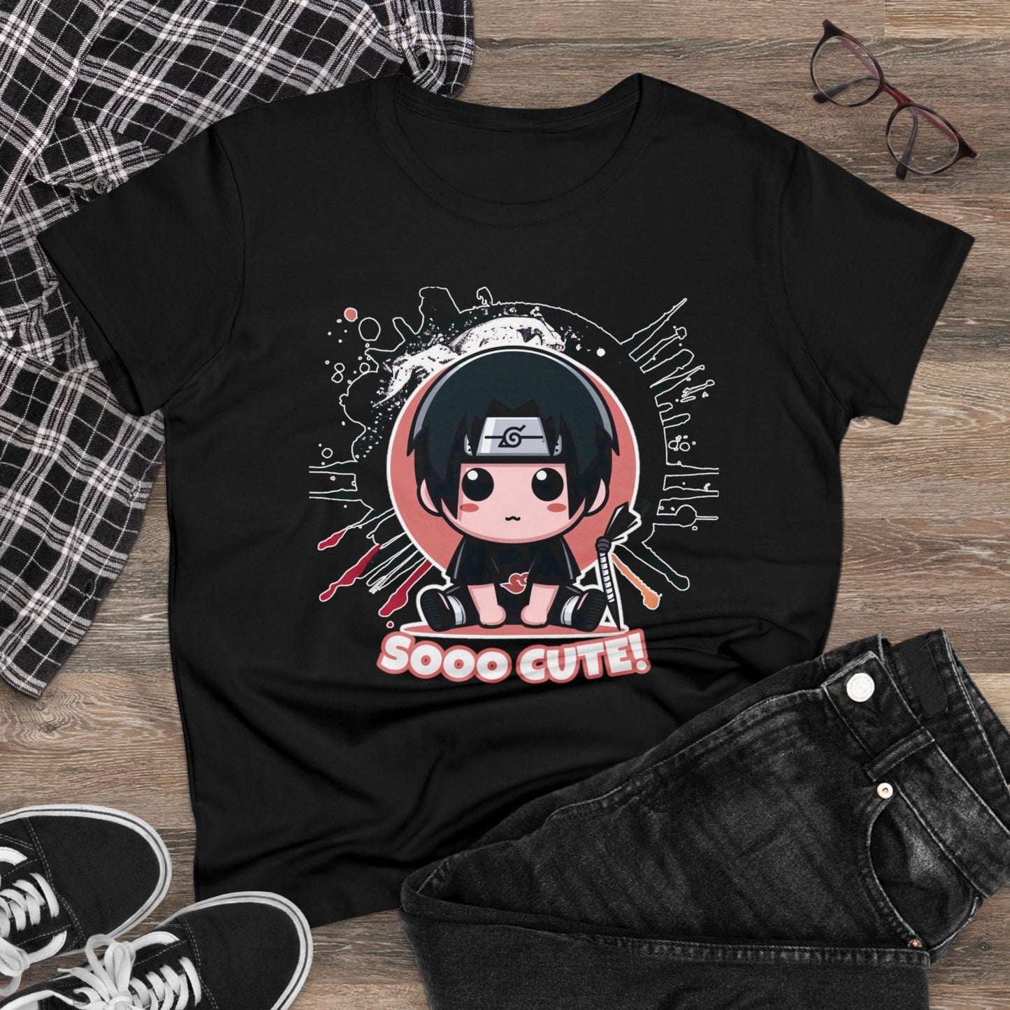 Cute Edition, Small but Deadly: Itty Bitty Ninja β Because Genjutsu Starts Early! Women's Graphic Tee