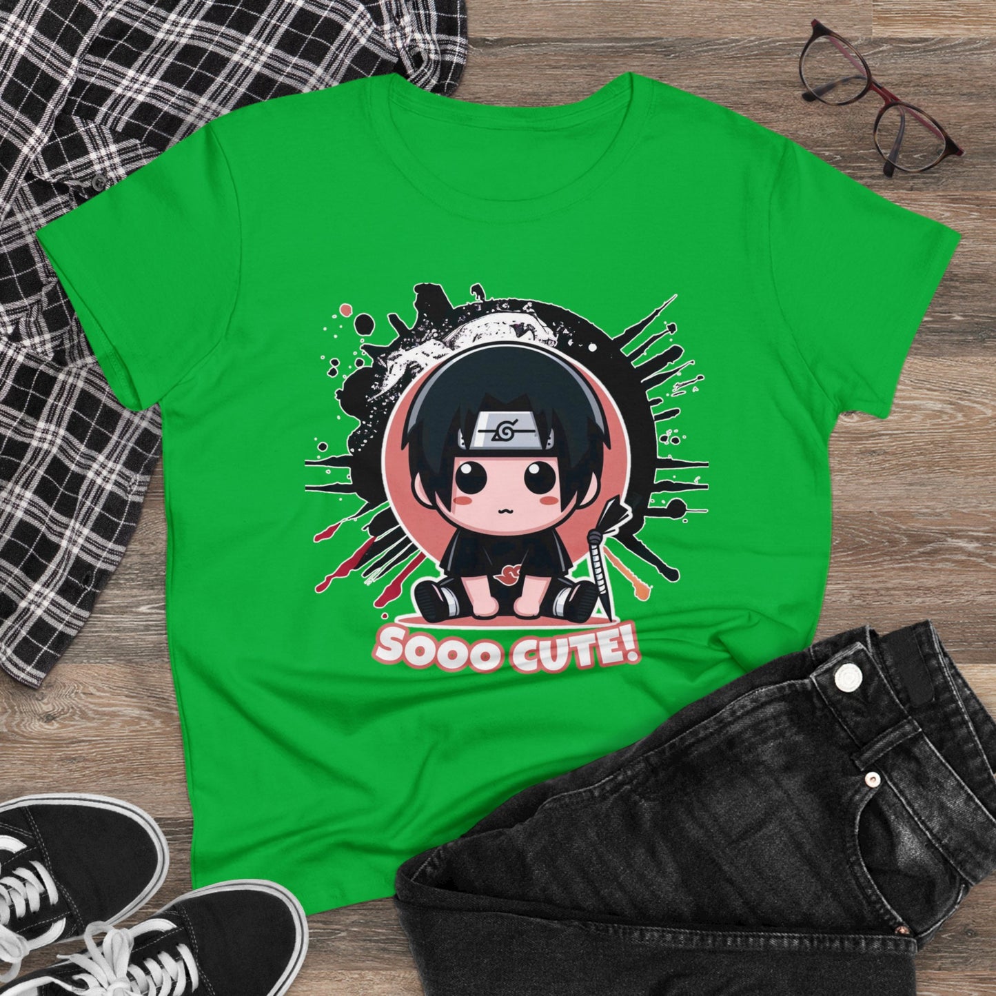 Cute Edition, Small but Deadly: Itty Bitty Ninja β Because Genjutsu Starts Early! Women's Graphic Tee