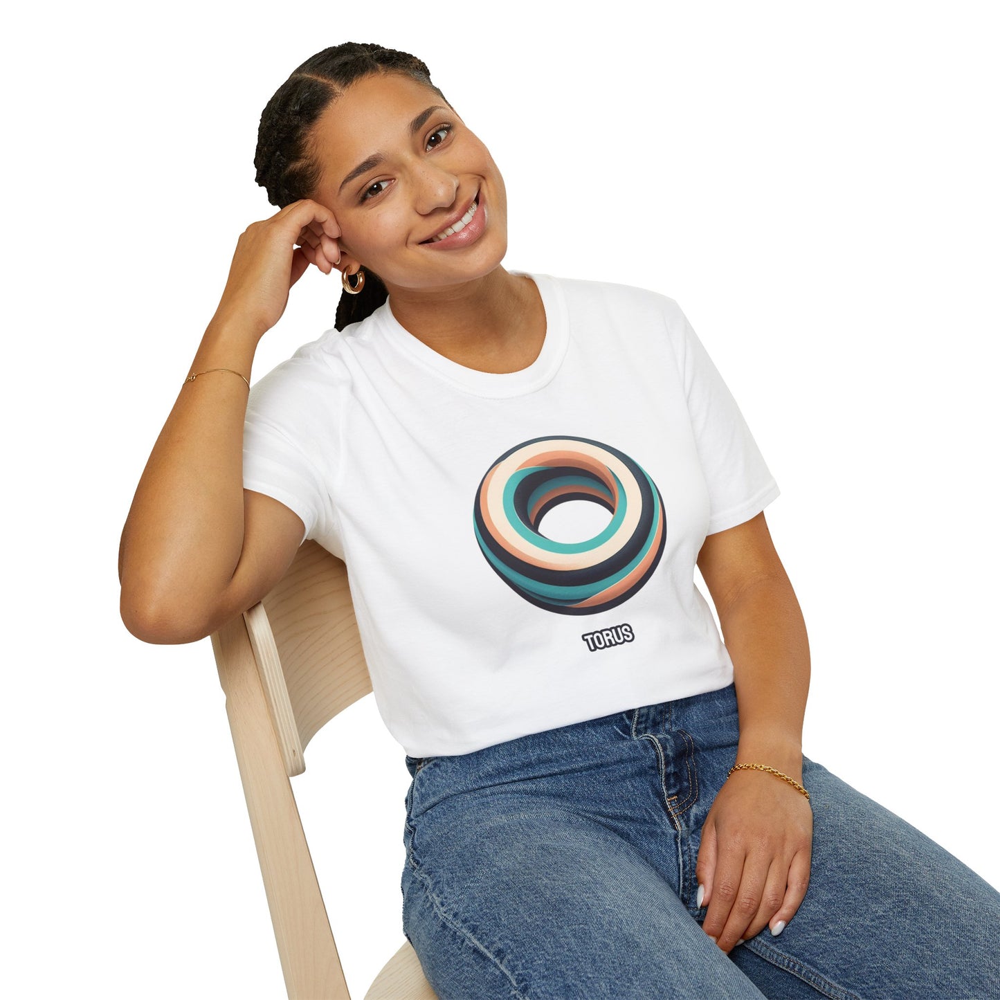 Mystic Donut: Embrace the Torus Vortex Unisex Tee