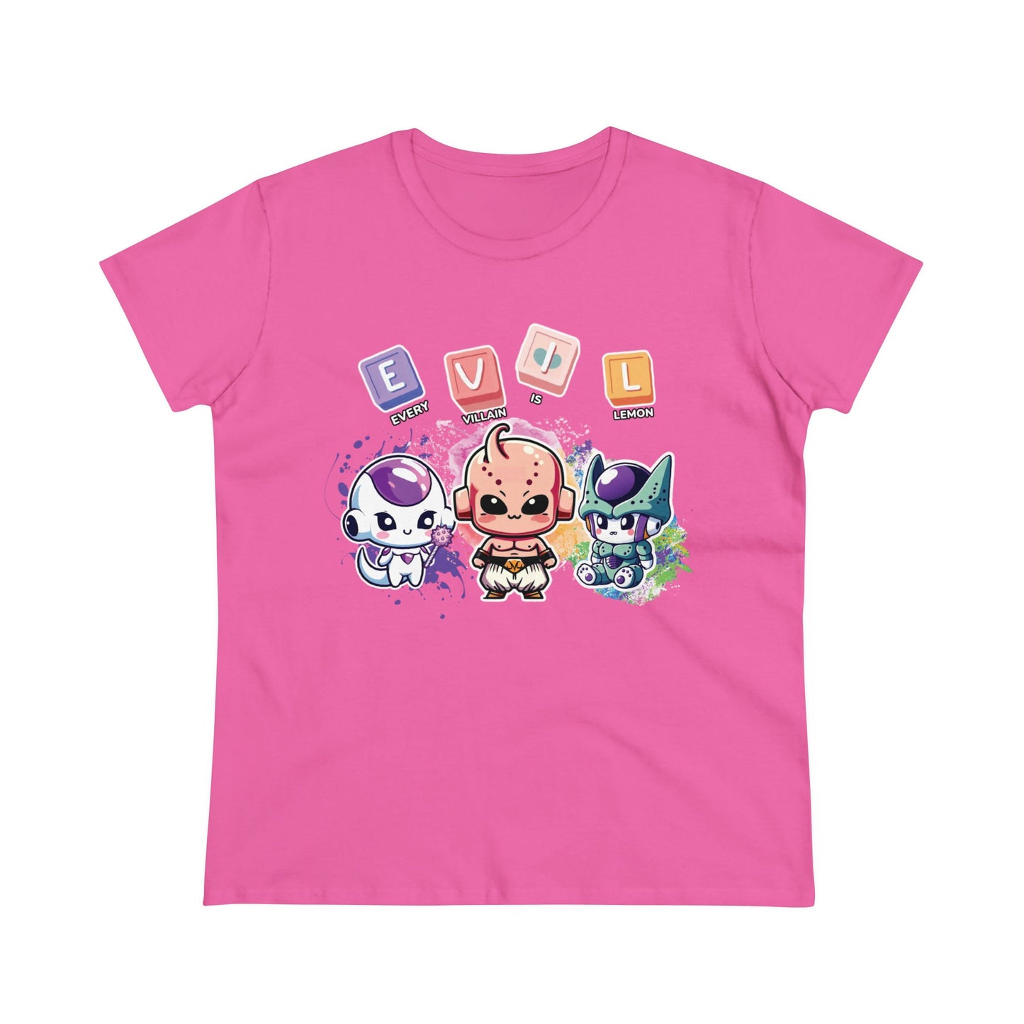 Tiny Tyrants of the Galaxy: Every Villain Is Lemon  – Death by Cuteness!, Women's Cotton Graphic Tee