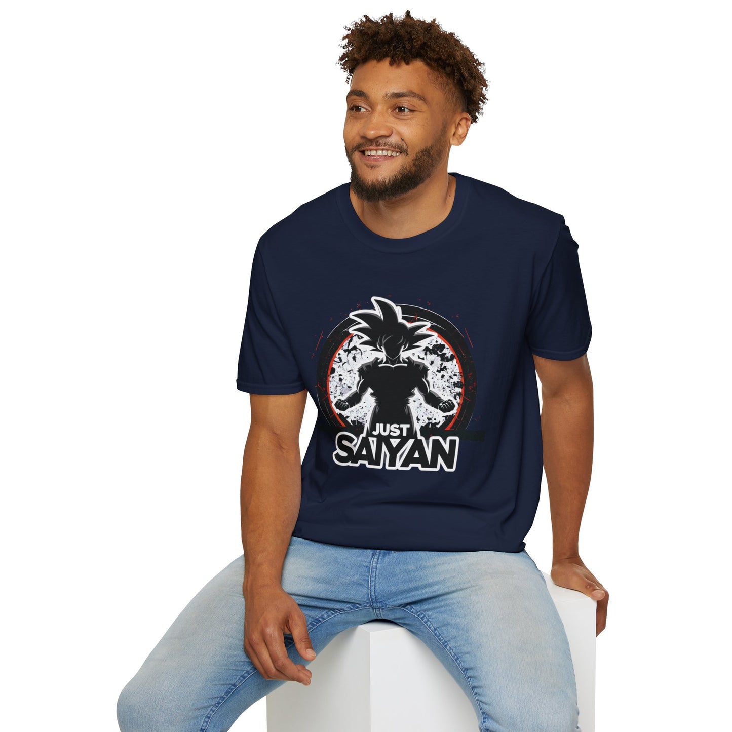 Just Saiyan: Exclusive kakarot Silhouette Graphic Tee for Anime Enthusiasts