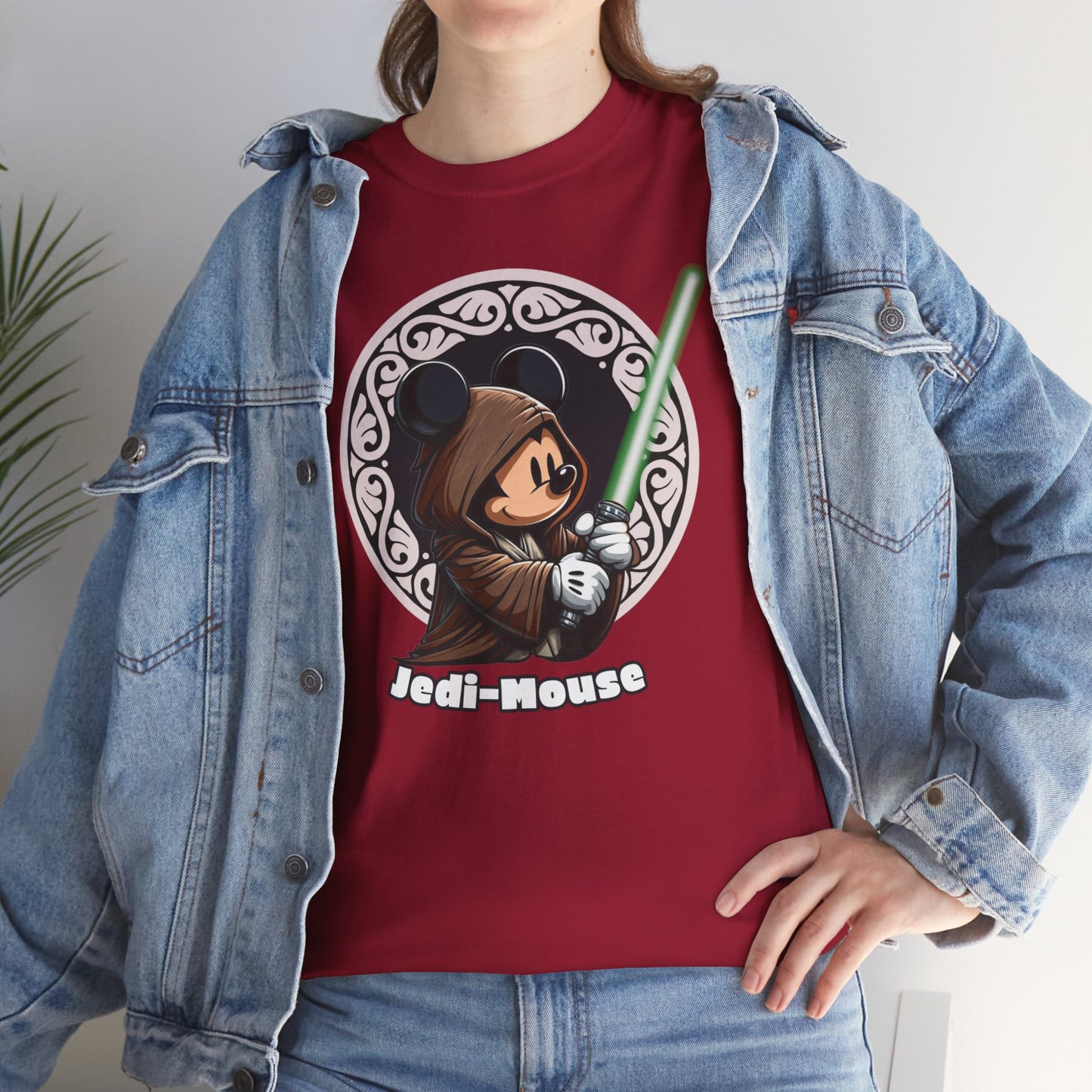 Jedi Mouse-The Force Awakens,Unisex Heavy Cotton Tee